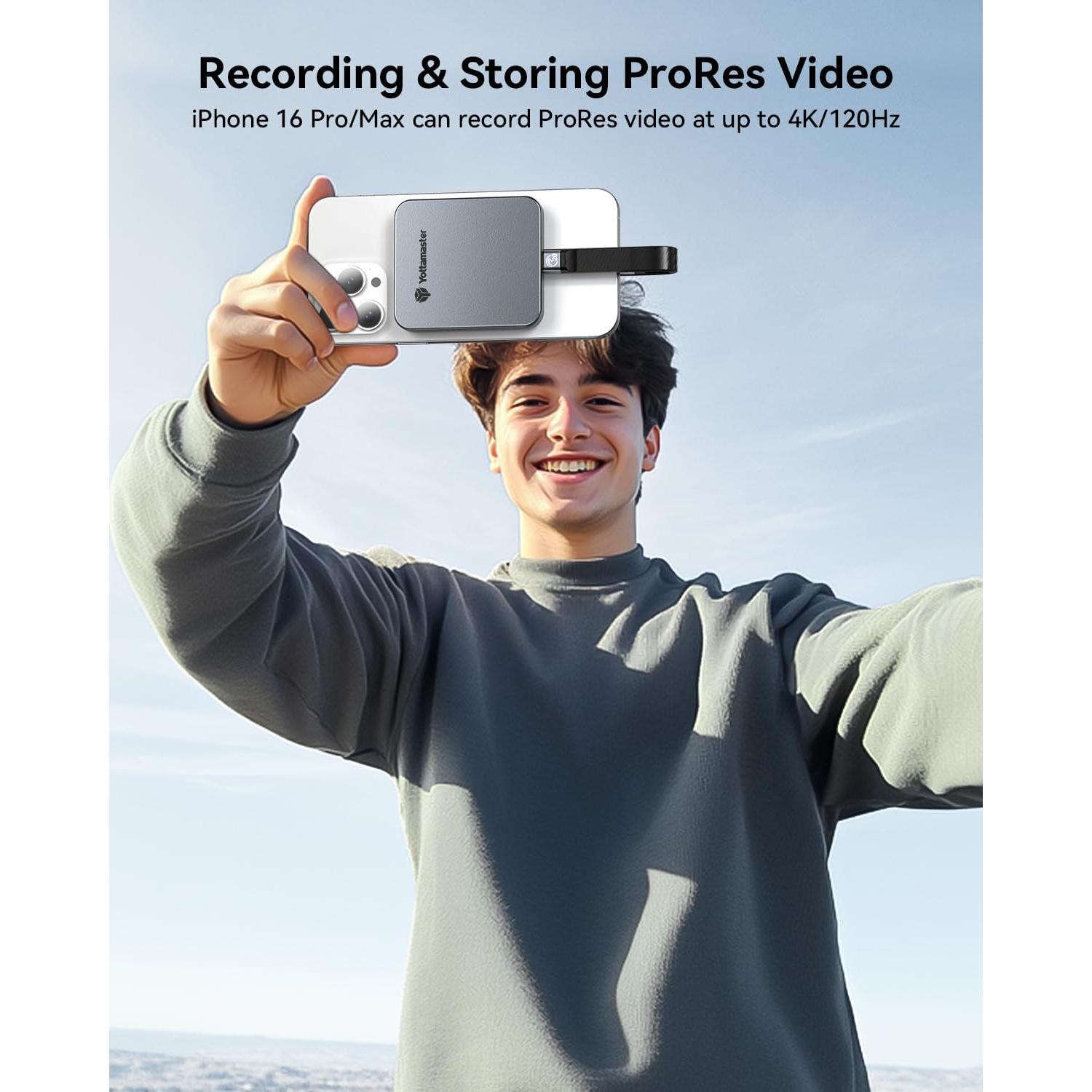 Yottamaster SSD Externo Magnético 512GB USB 3.2 2000MB/s