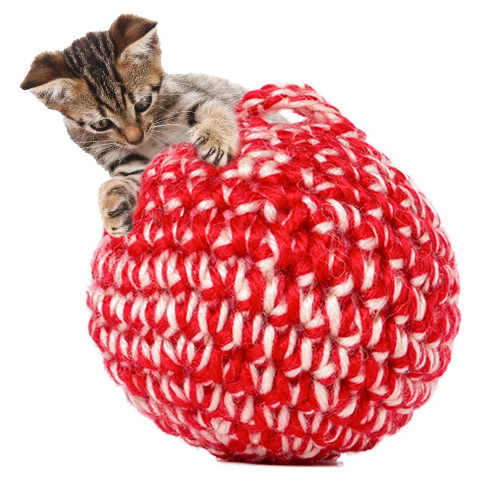 Pelota Roja para Gato JAYU PET con Campana - Juguete Interactivo 6.86 cm