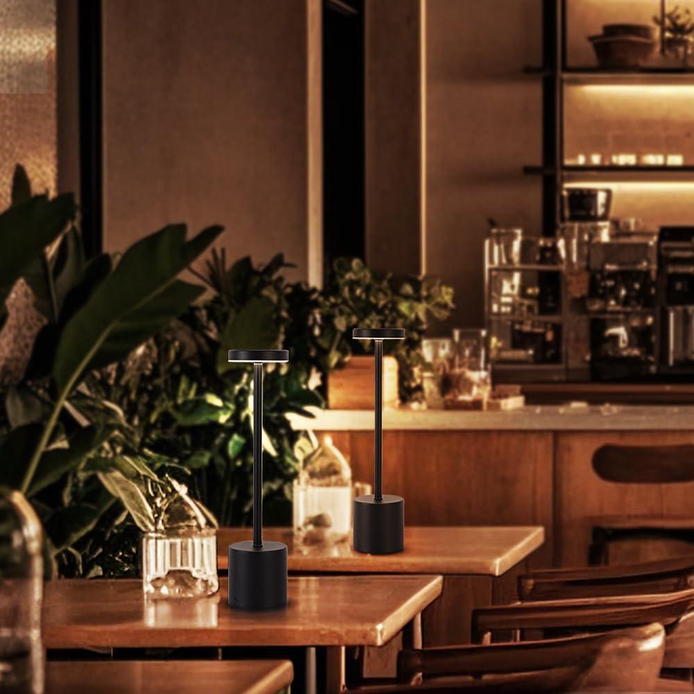 Juego de Lámparas de Mesa Inalámbricas XIH 2 Piezas LED 5000mAh