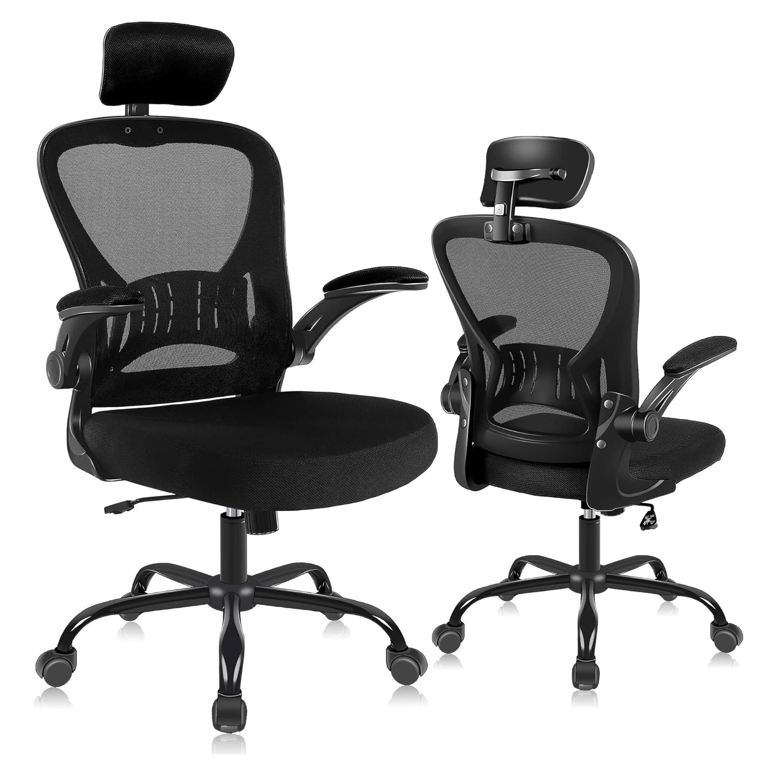 Silla de Oficina Ergonómica Silla-Ralex 5003H Ajustable Negro