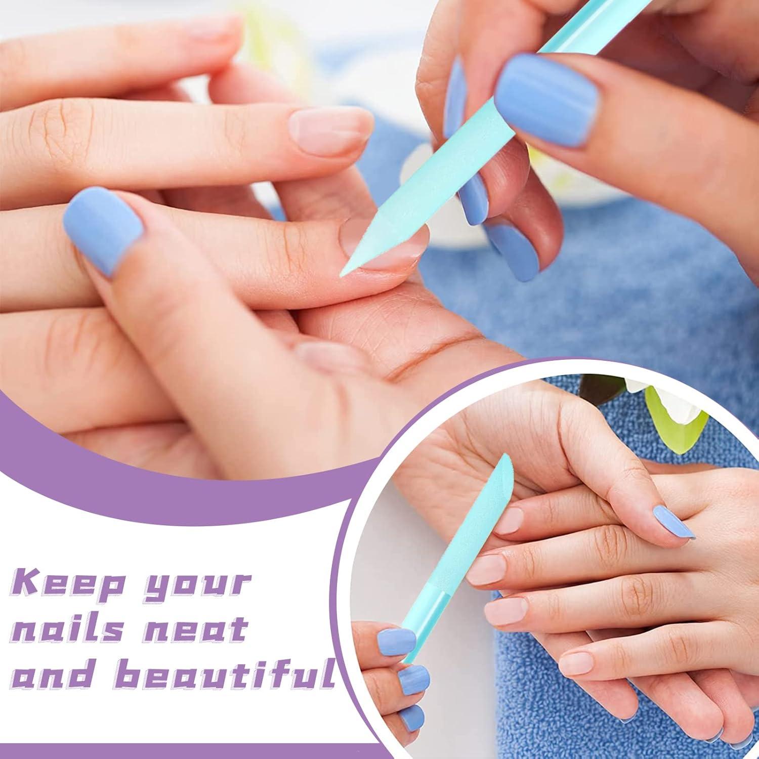 Juego de 4 Empujadores de Cutículas de Vidrio heemeei