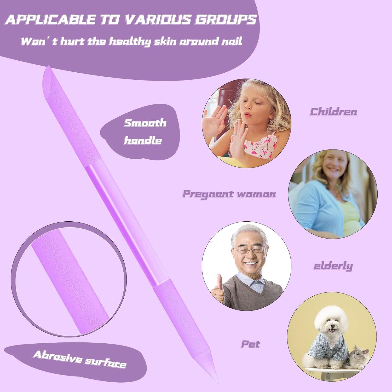 Juego de 4 Empujadores de Cutículas de Vidrio heemeei