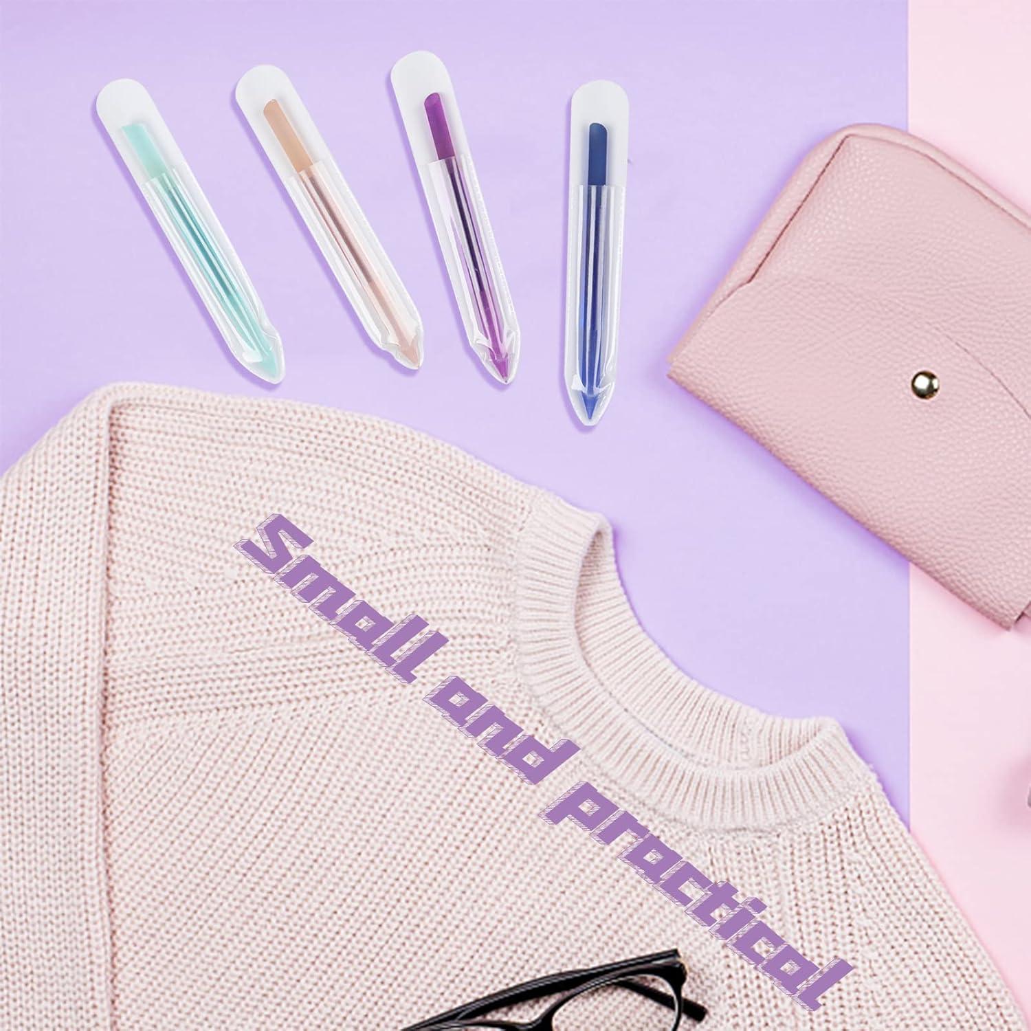 Juego de 4 Empujadores de Cutículas de Vidrio heemeei