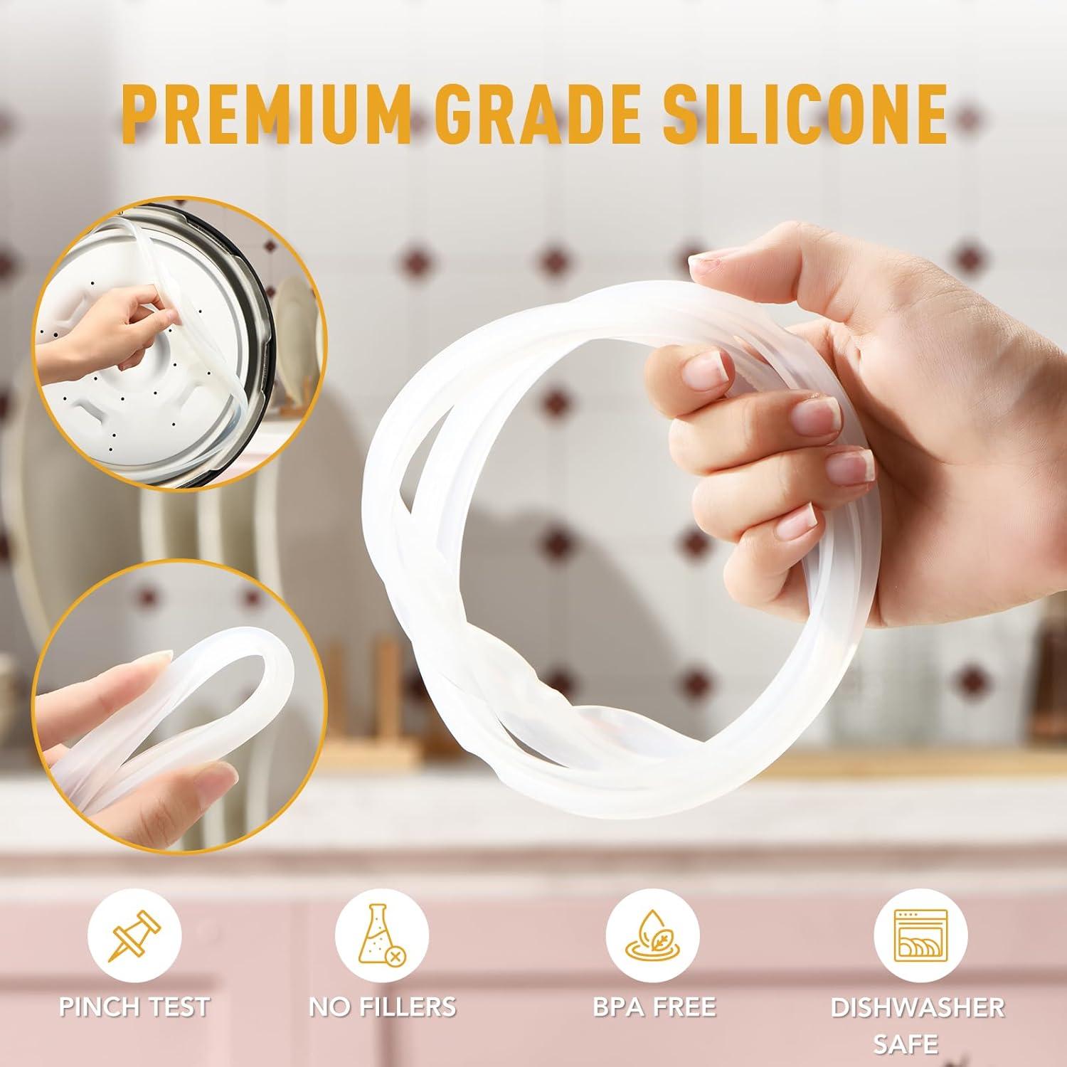 Anillo de Sellado de Silicona 8qt InstaPot - Paquete de 3