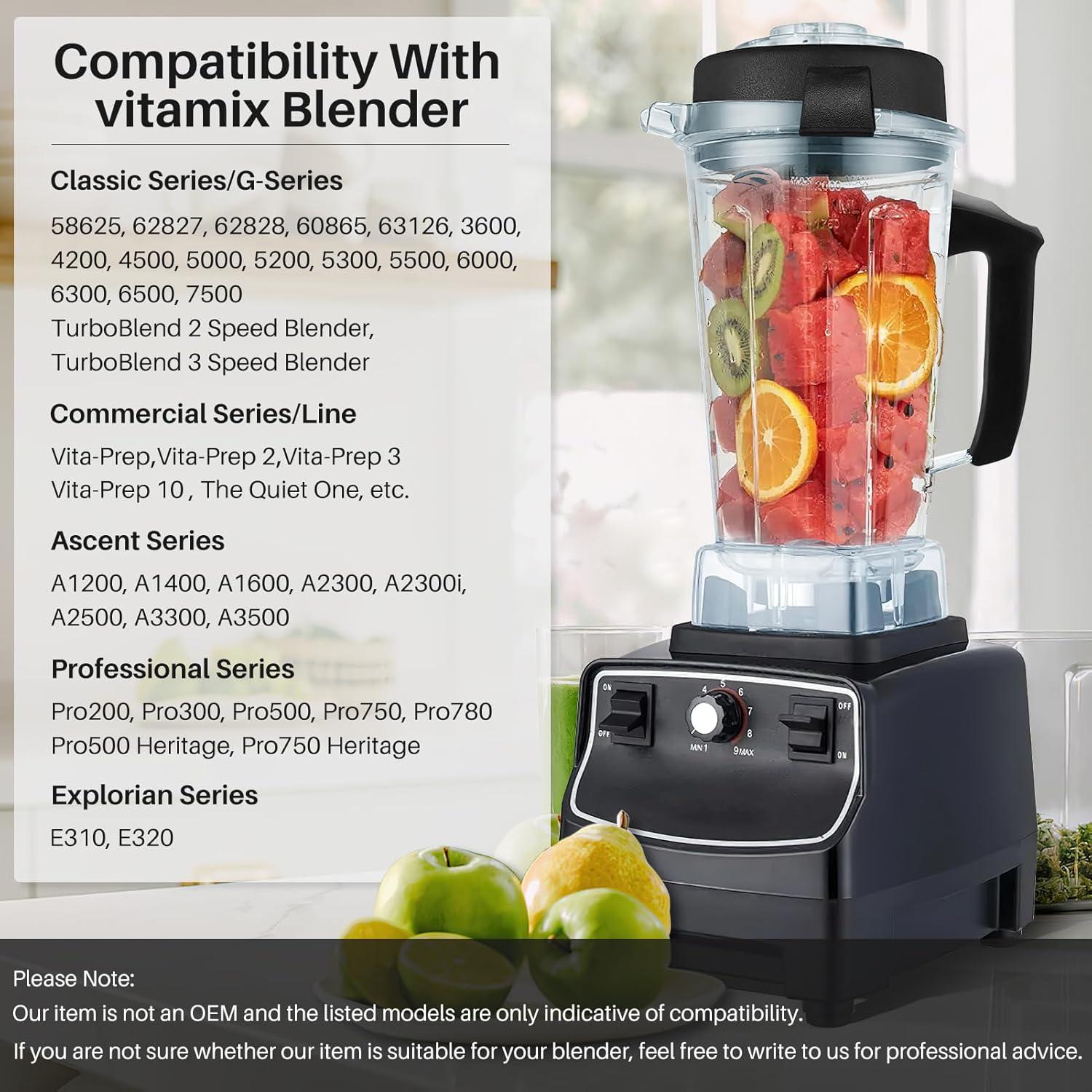 Jarra de Licuadora Vitamix 64oz con Tamper - Modelo 5200/5300