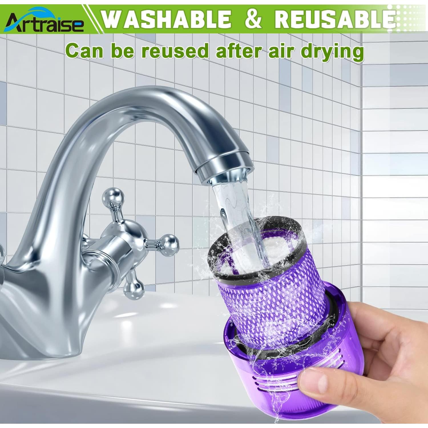 Filtro HEPA Artraise para aspiradora Dyson V11 y V15 - 2 Piezas