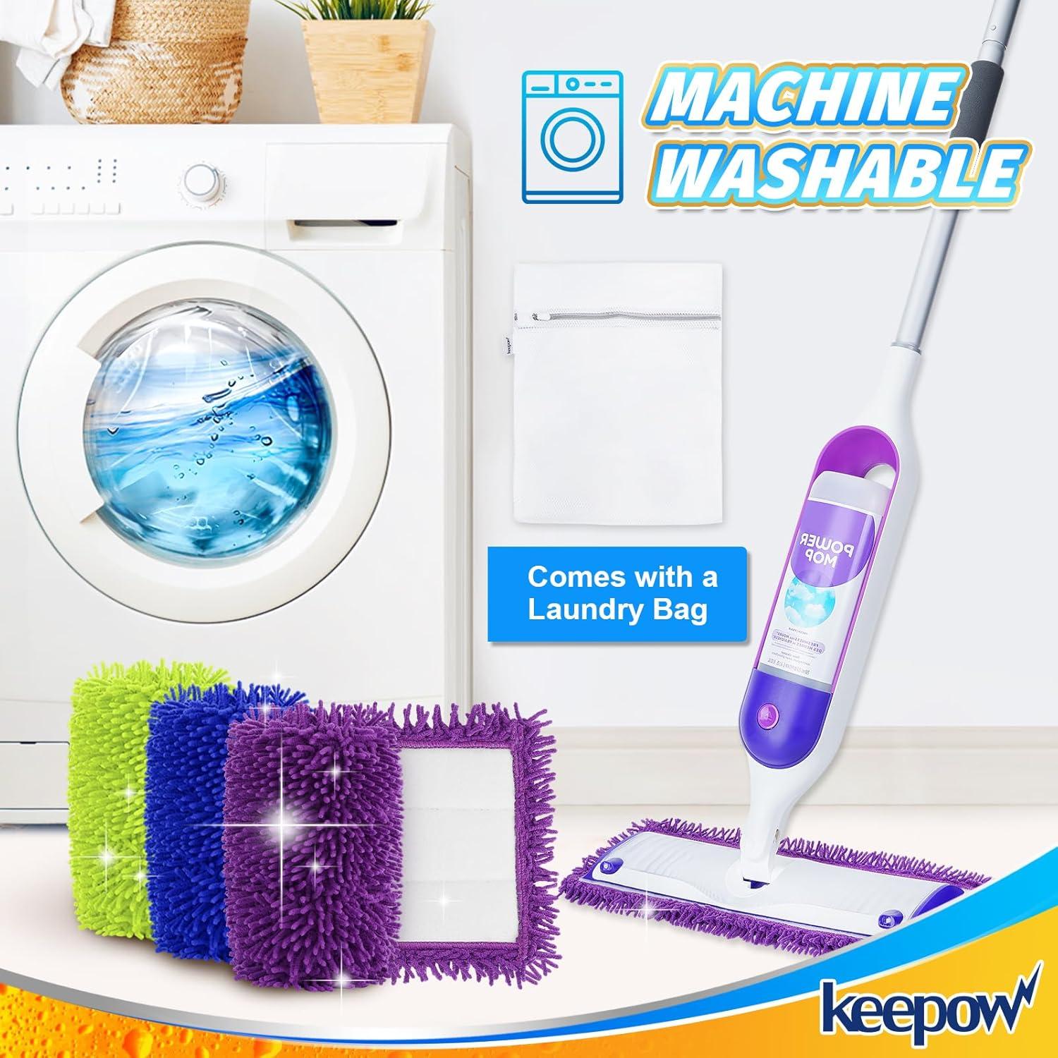 Almohadillas Reutilizables KEEPOW para Mopa Eléctrica 6 Paquete