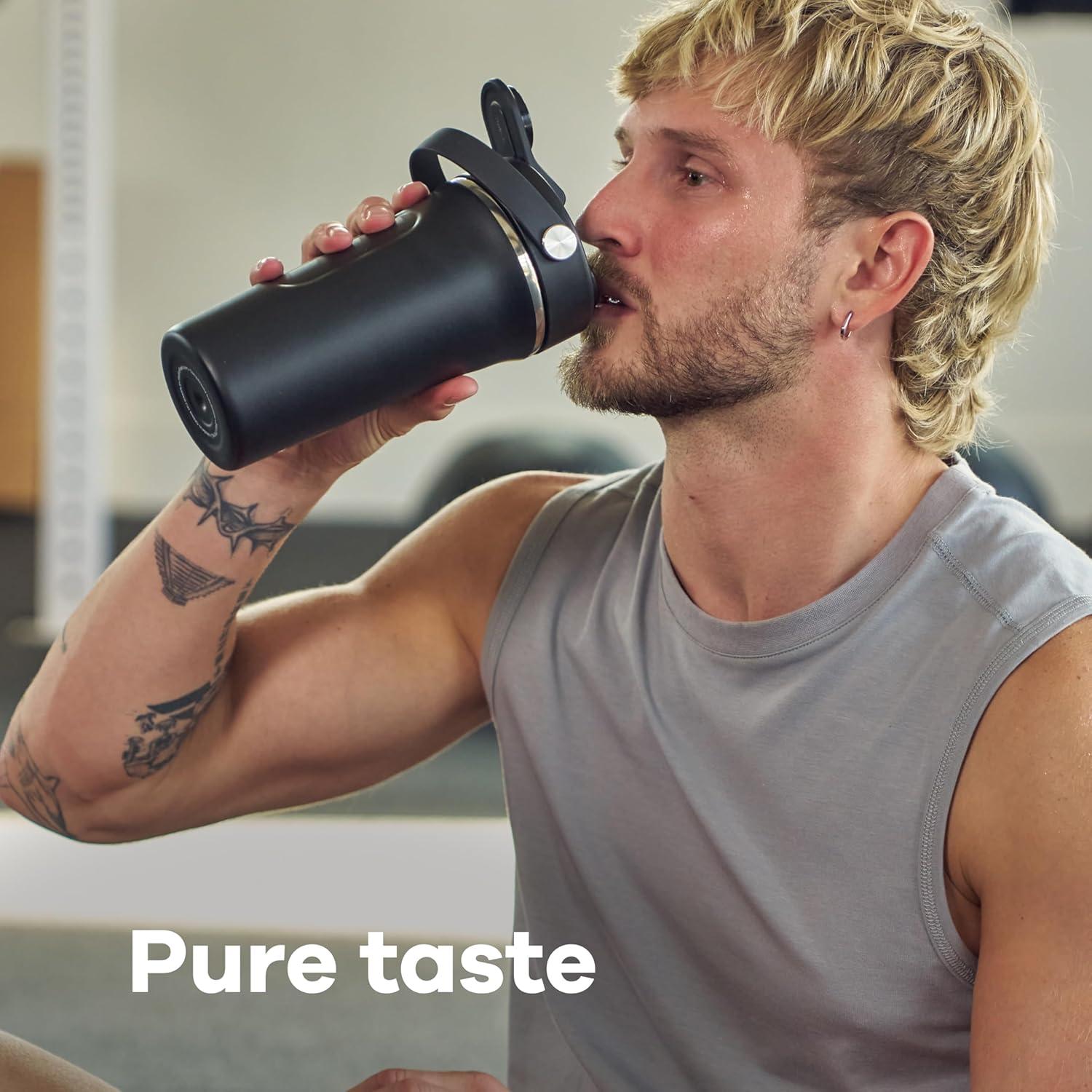 Botella Mezcladora Hydro Flask 24 Oz Acero Inoxidable Verde Agave