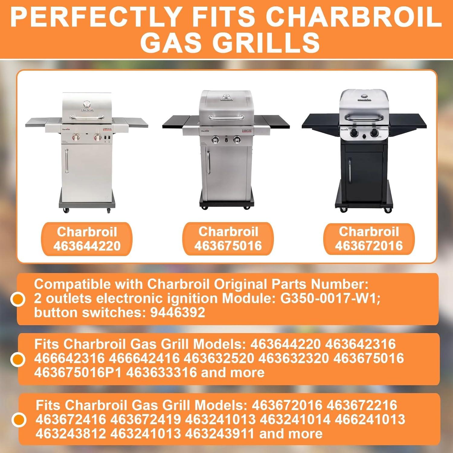 Kit de Encendedor de Parrilla Charbroil G511-0055-W1 2 Salidas