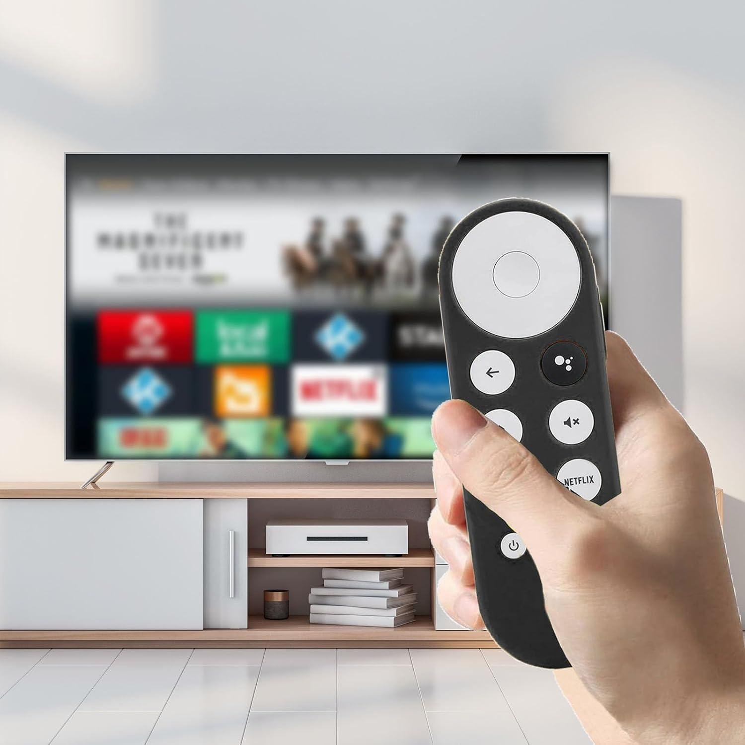 Funda de Silicona Antideslizante para Control Remoto Chromecast