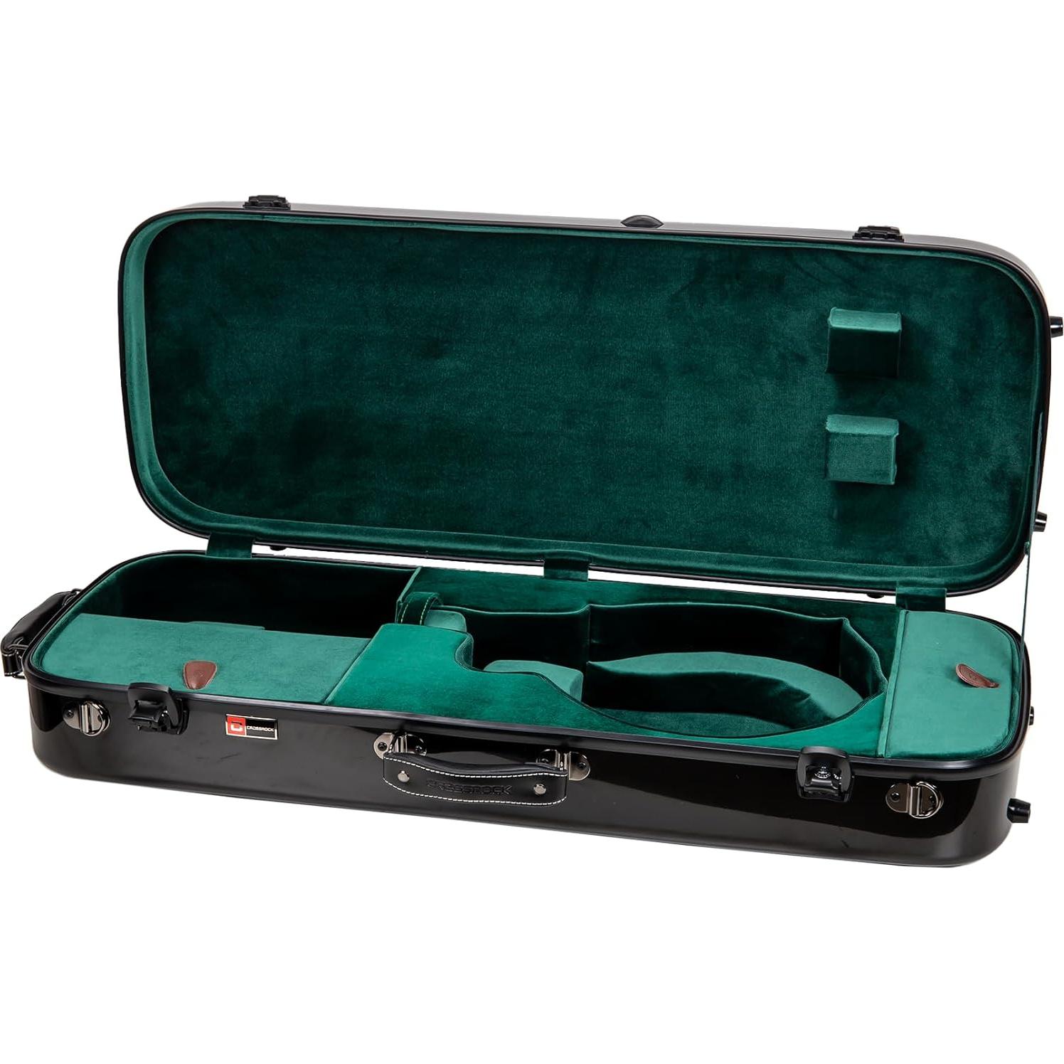 Estuche de Mandolina Crossrock CRF2020 - Fibra de Vidrio Negro