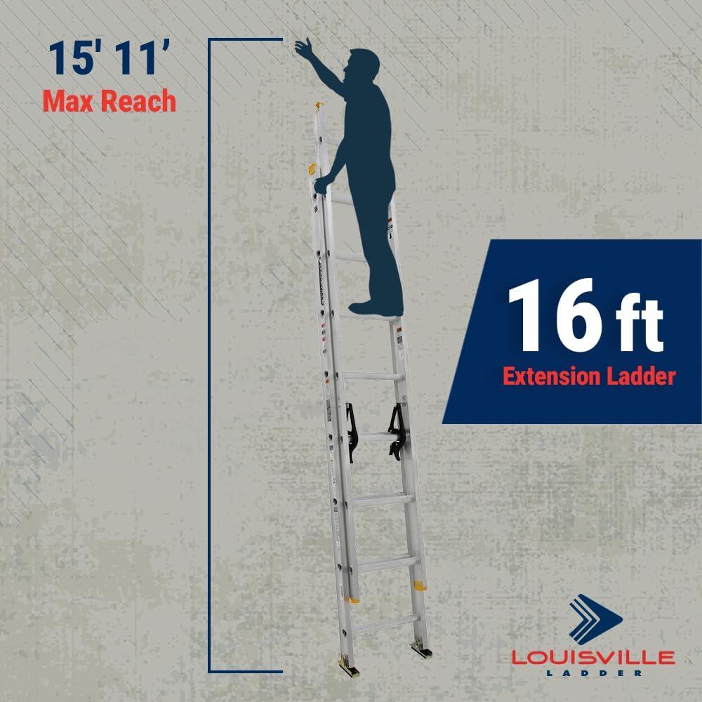 Escalera de extensión de aluminio Louisville 4.88m 250kg