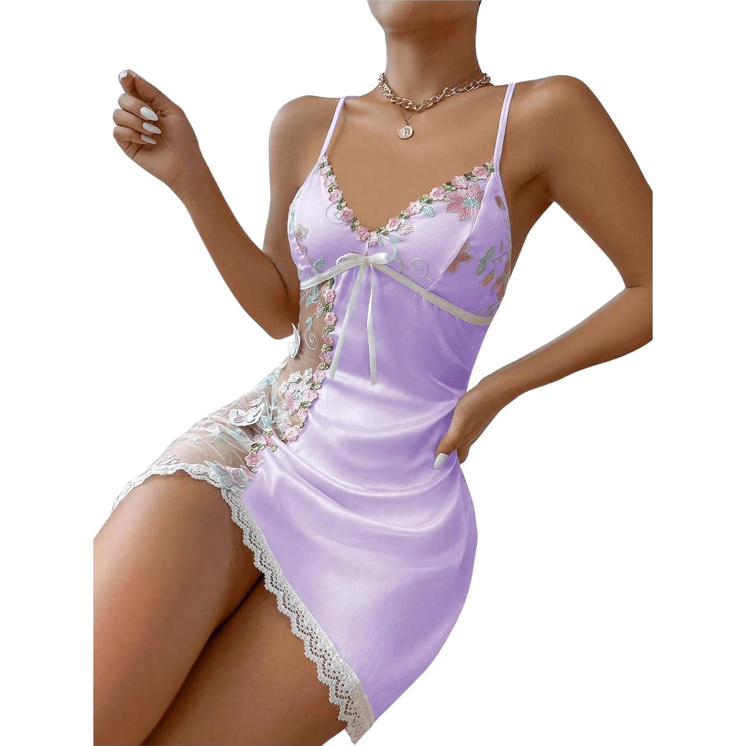 Quimono de Encaje Floral RoseSeek para Mujeres - Mini Sin Mangas