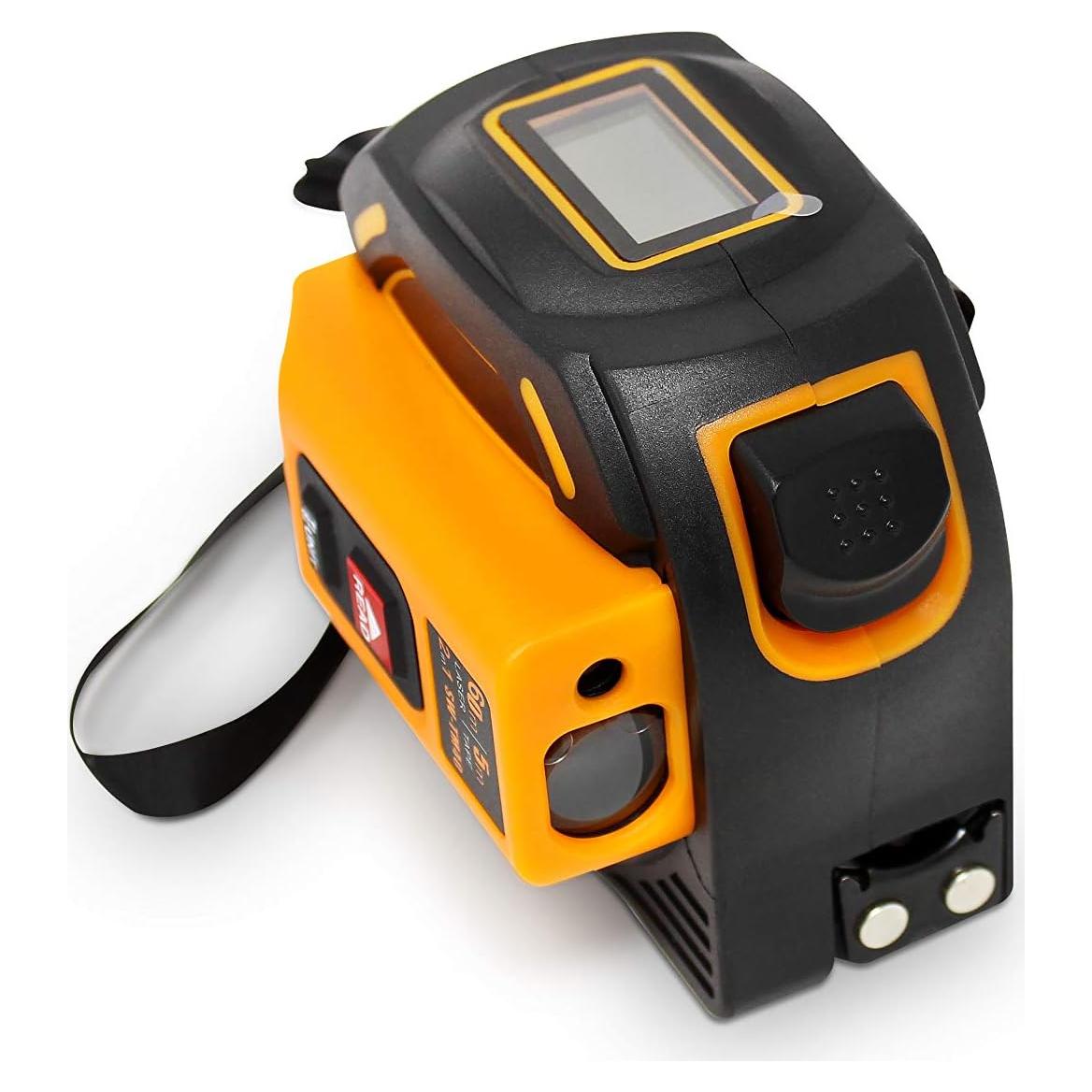 Cinta Métrica Láser 2-en-1 HISS 196 Pies y 16 Pies