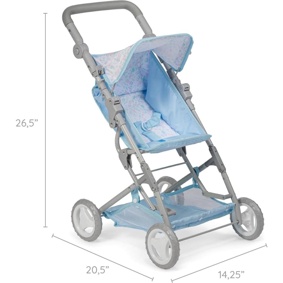 Cochecito Plegable Azul JC Toys Berenguer Boutique 45.72 cm