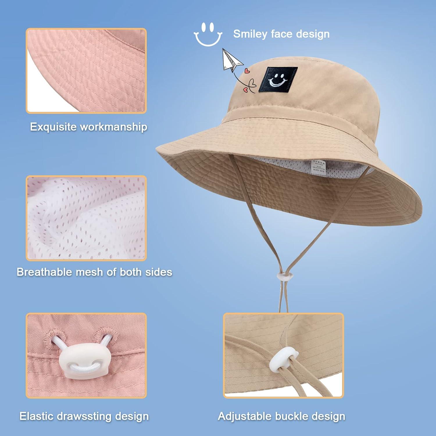 Sombrero de Sol Padre-Hijo UPF 50+ Caqui 2 Pcs
