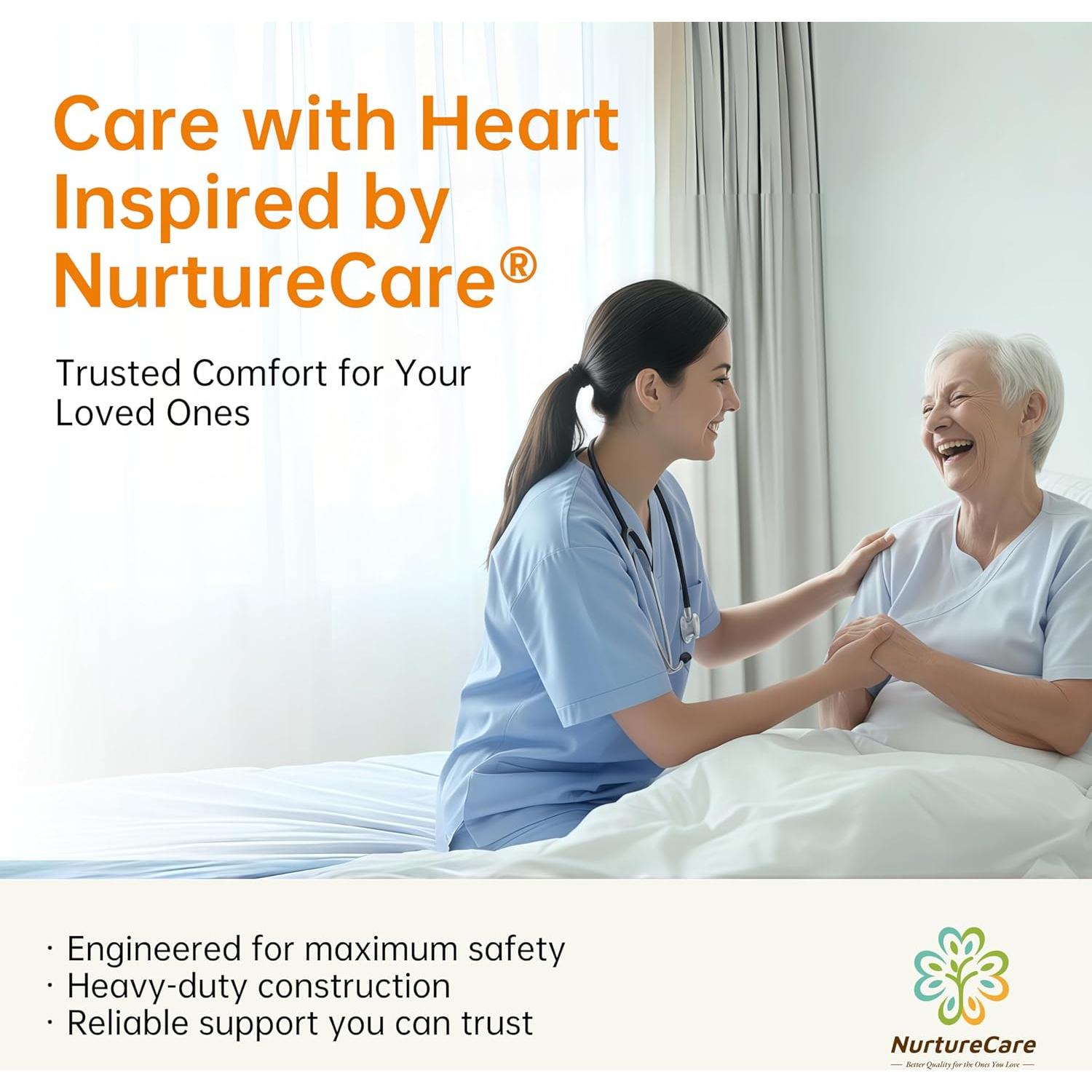 Almohadilla de Cama NurtureCare 120x100cm Impermeable 3 Capas