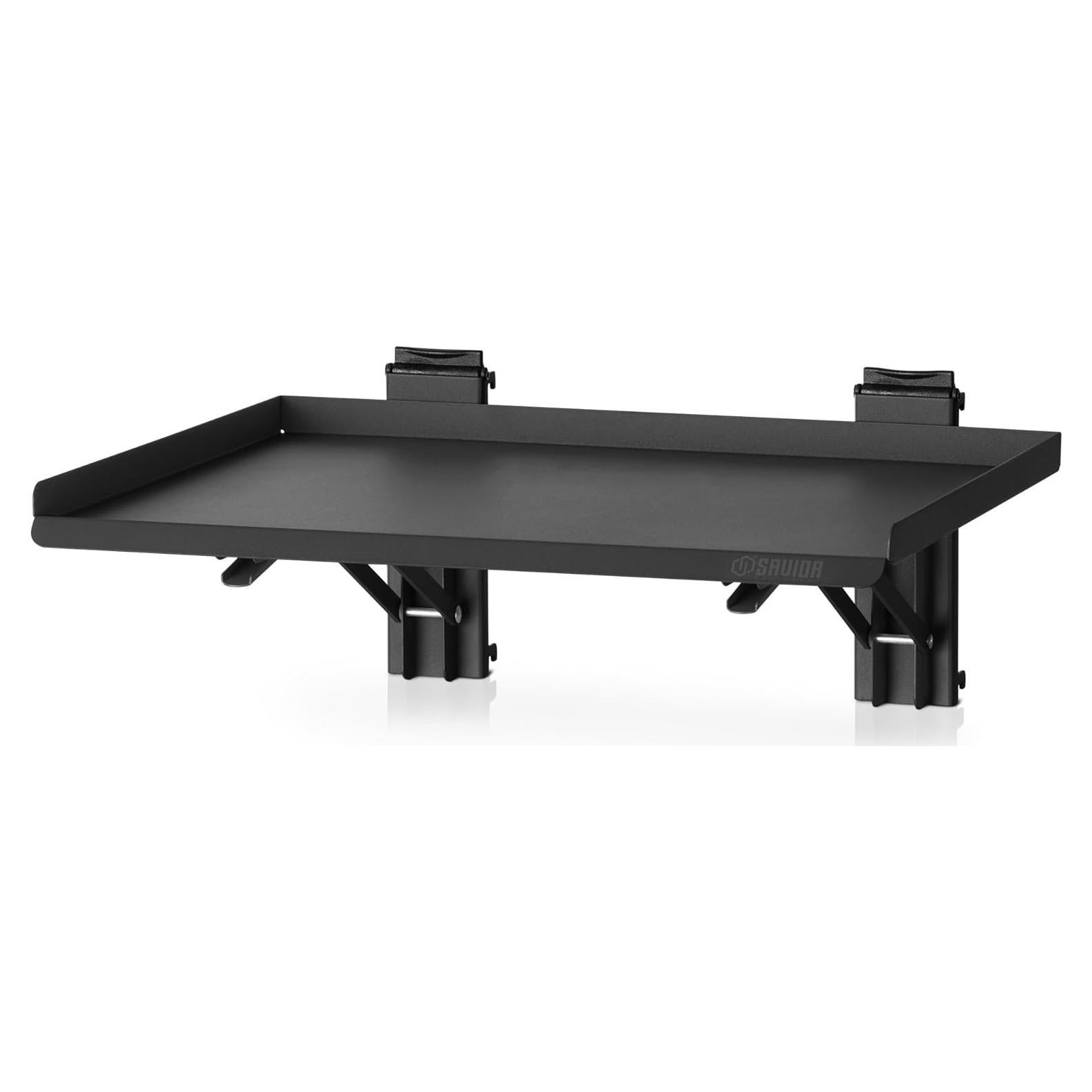Estante Pared Plegable Equipos Savior 43 cm Negro Soporte Pesado