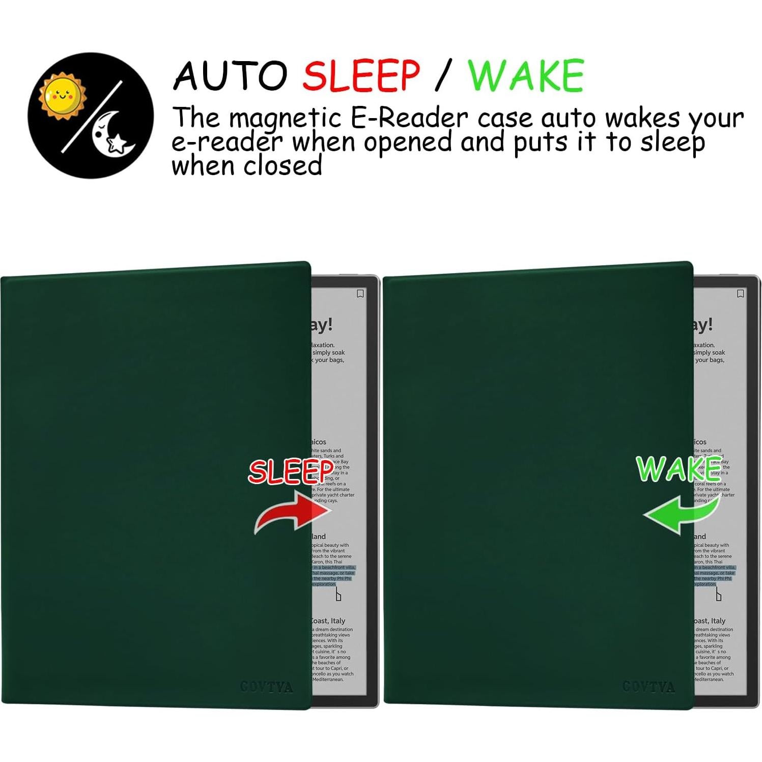 Funda Magnética GOVTVA para Boox Note Max / Tab X C 13.3 Verde