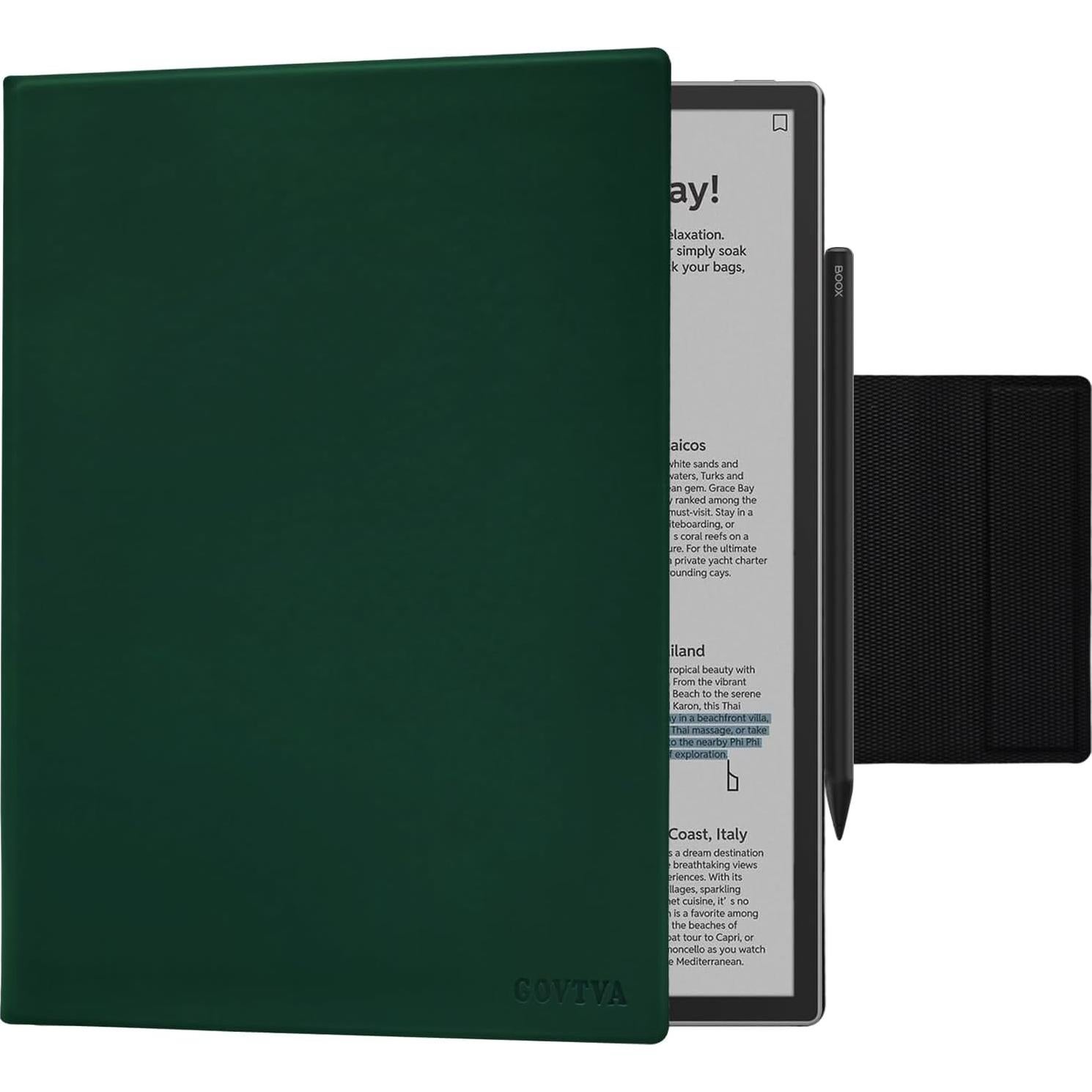 Funda Magnética GOVTVA para Boox Note Max / Tab X C 13.3 Verde
