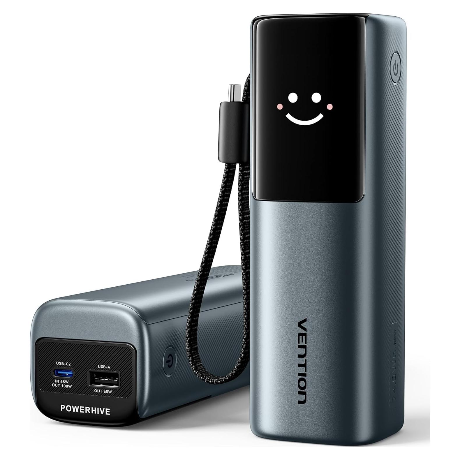 Banco de Energía Portátil VENTION 20000mAh 165W Carga Rápida