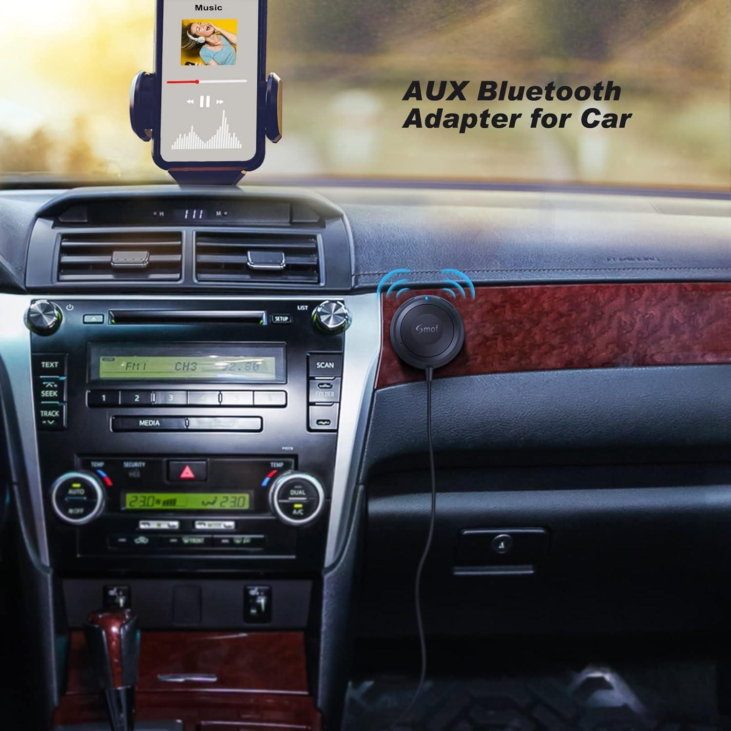 Adaptador Bluetooth Smof BT4805 con Cargador USB Doble