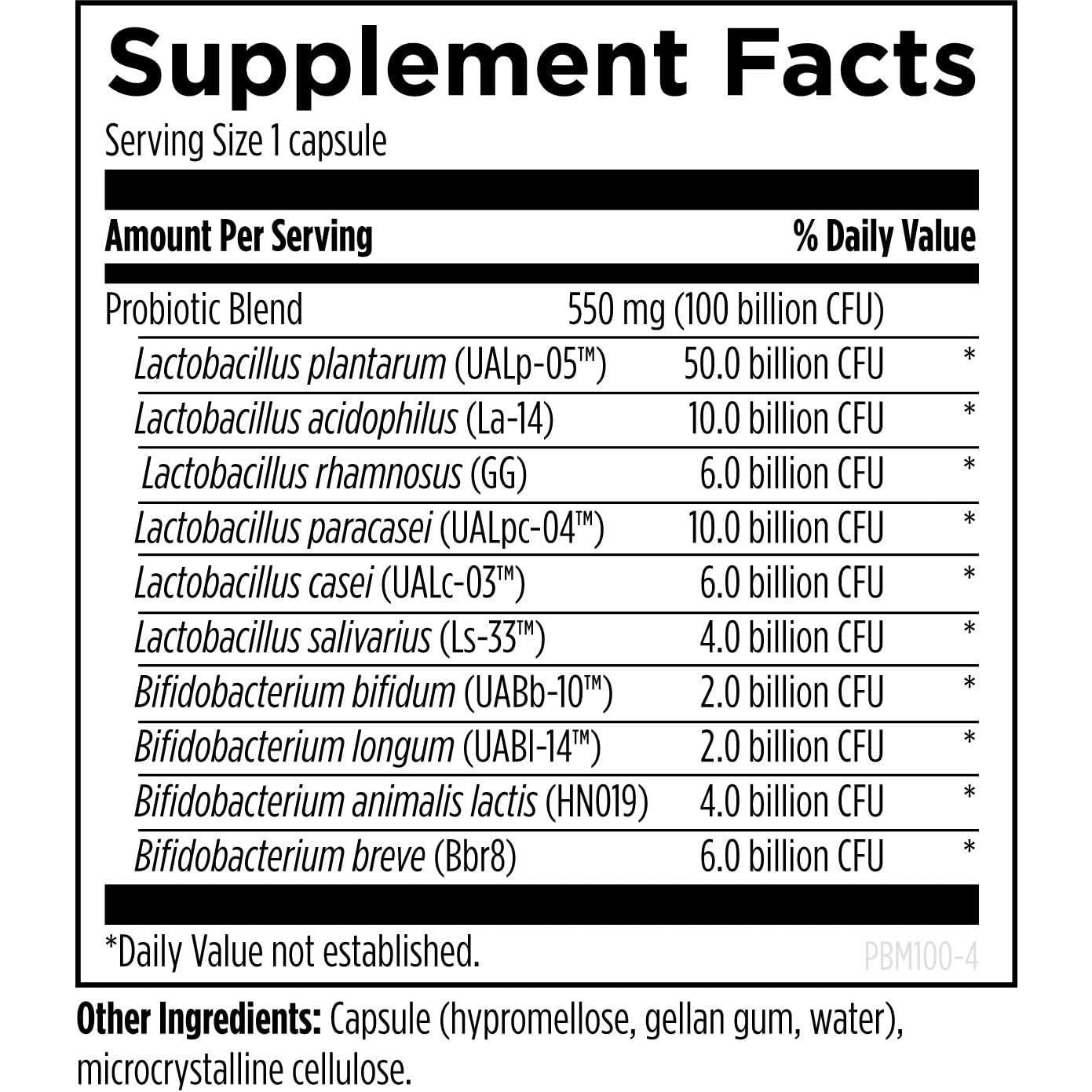 ProbioMed 100 - Probioticos Digestivos 30 Cápsulas - Salud Intestinal