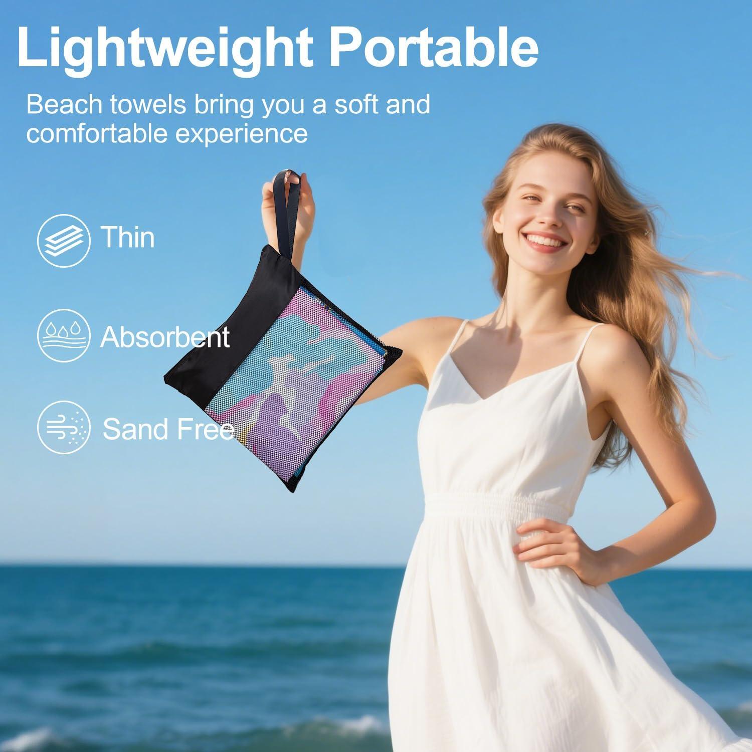 Juego de Toallas de Playa Vimorco 2 Piezas Secado Rápido 183x79cm