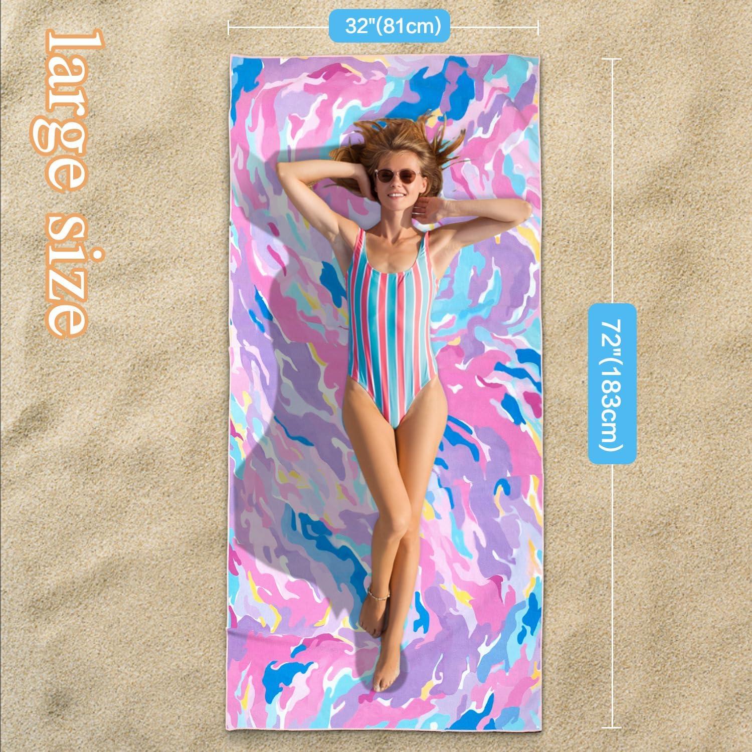 Juego de Toallas de Playa Vimorco 2 Piezas Secado Rápido 183x79cm