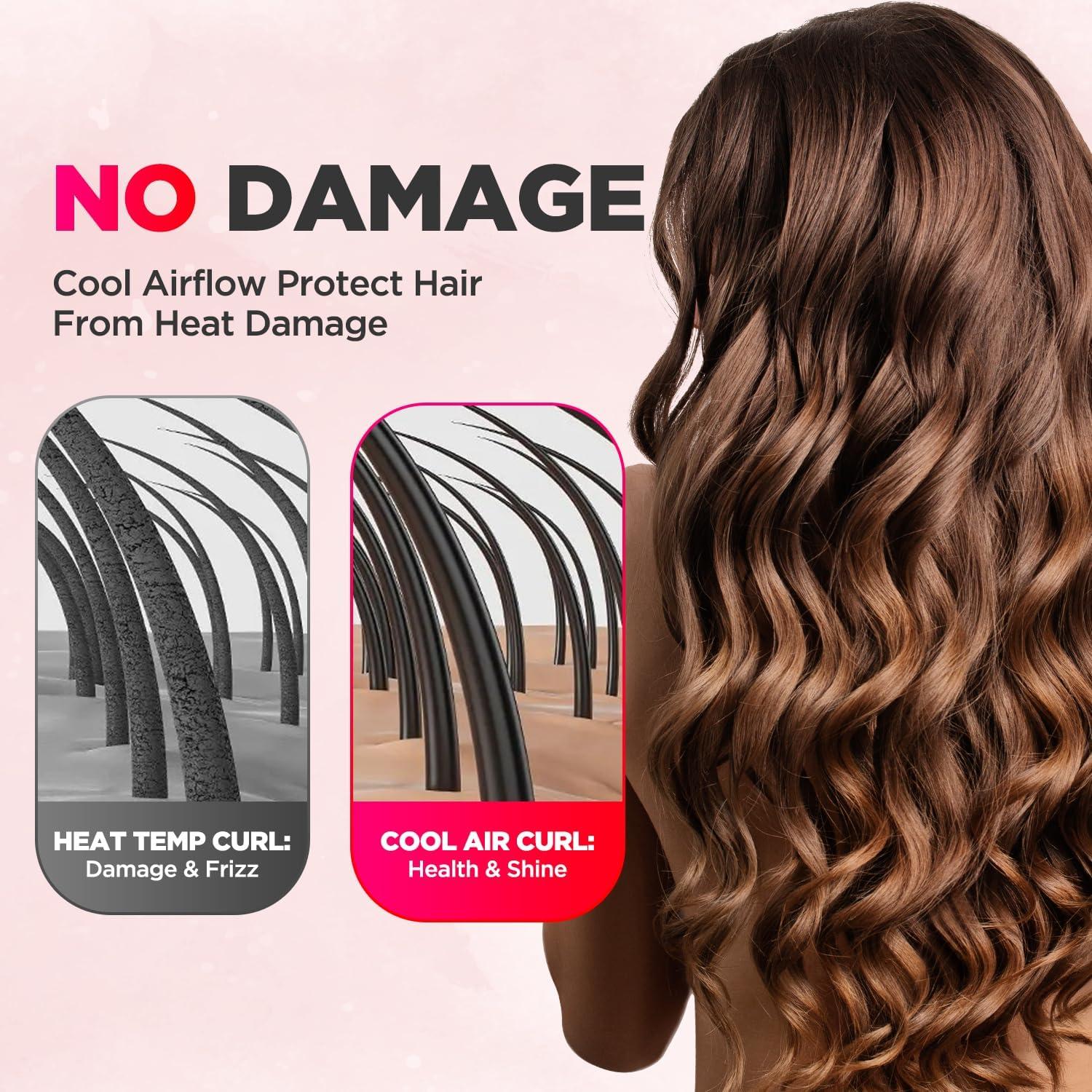 Plancha y Rizador 2 en 1 MiroPure Titanio Rosa 360°