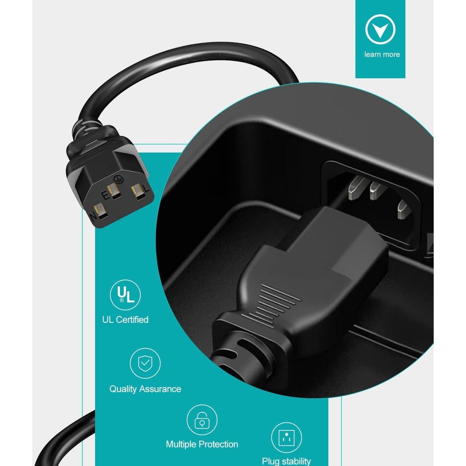 Cable de Alimentación 3 Clavijas Narpendu 0.91m para Olla Eléctrica