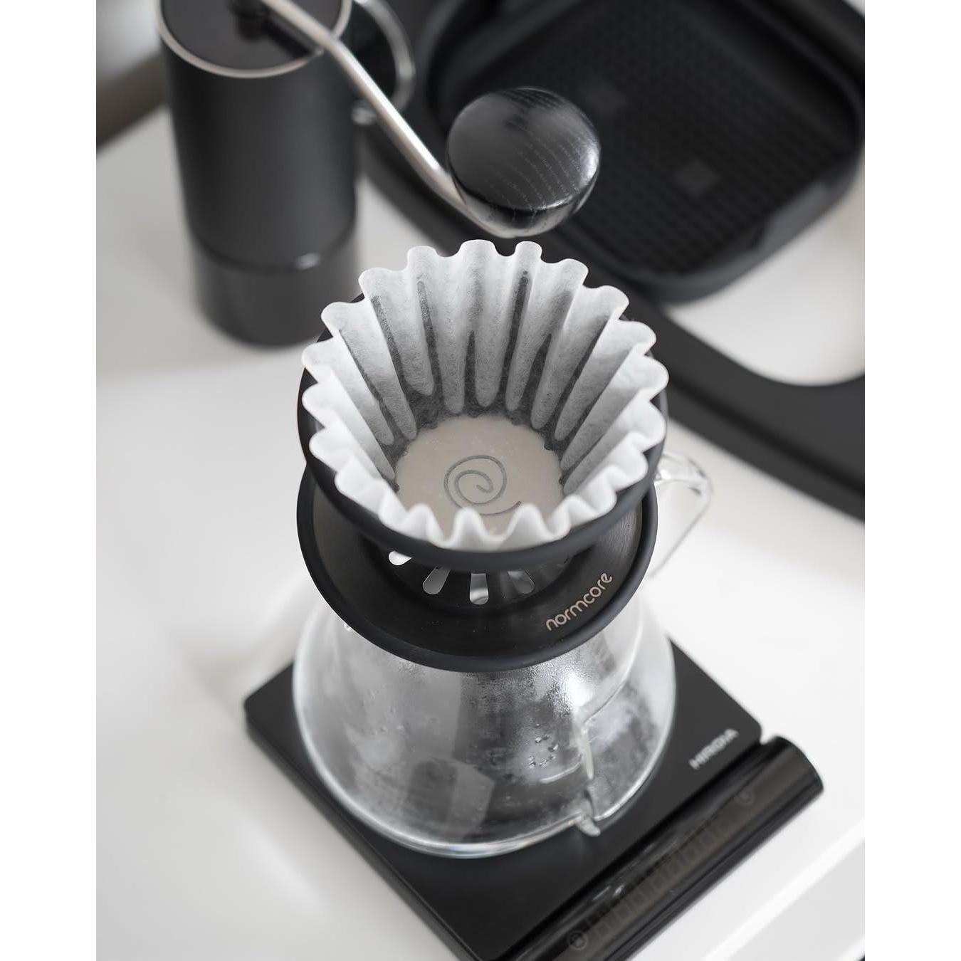 Goteador de Café Normcore 2-en-1 Acero Inoxidable Negro 1-2 Tazas