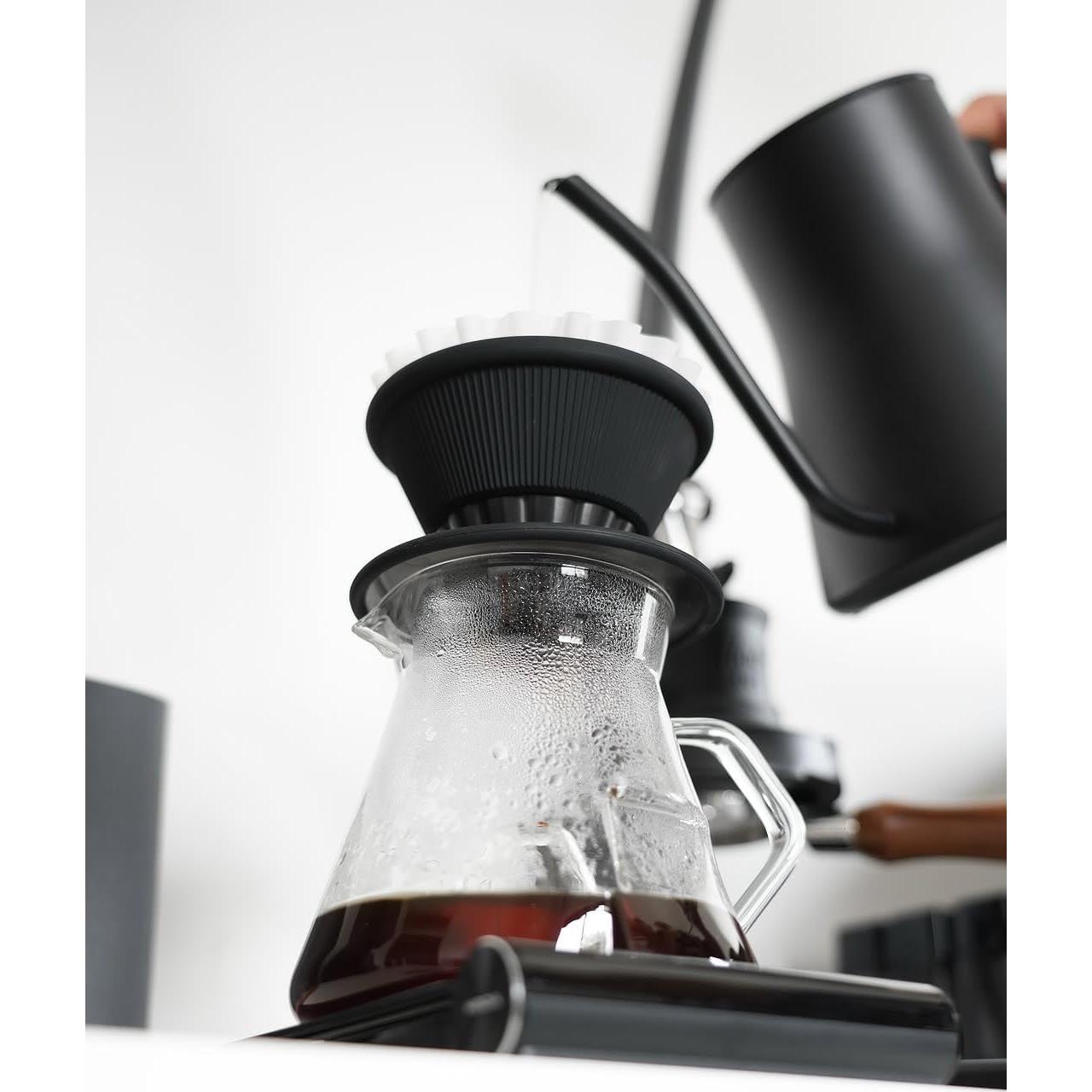 Goteador de Café Normcore 2-en-1 Acero Inoxidable Negro 1-2 Tazas