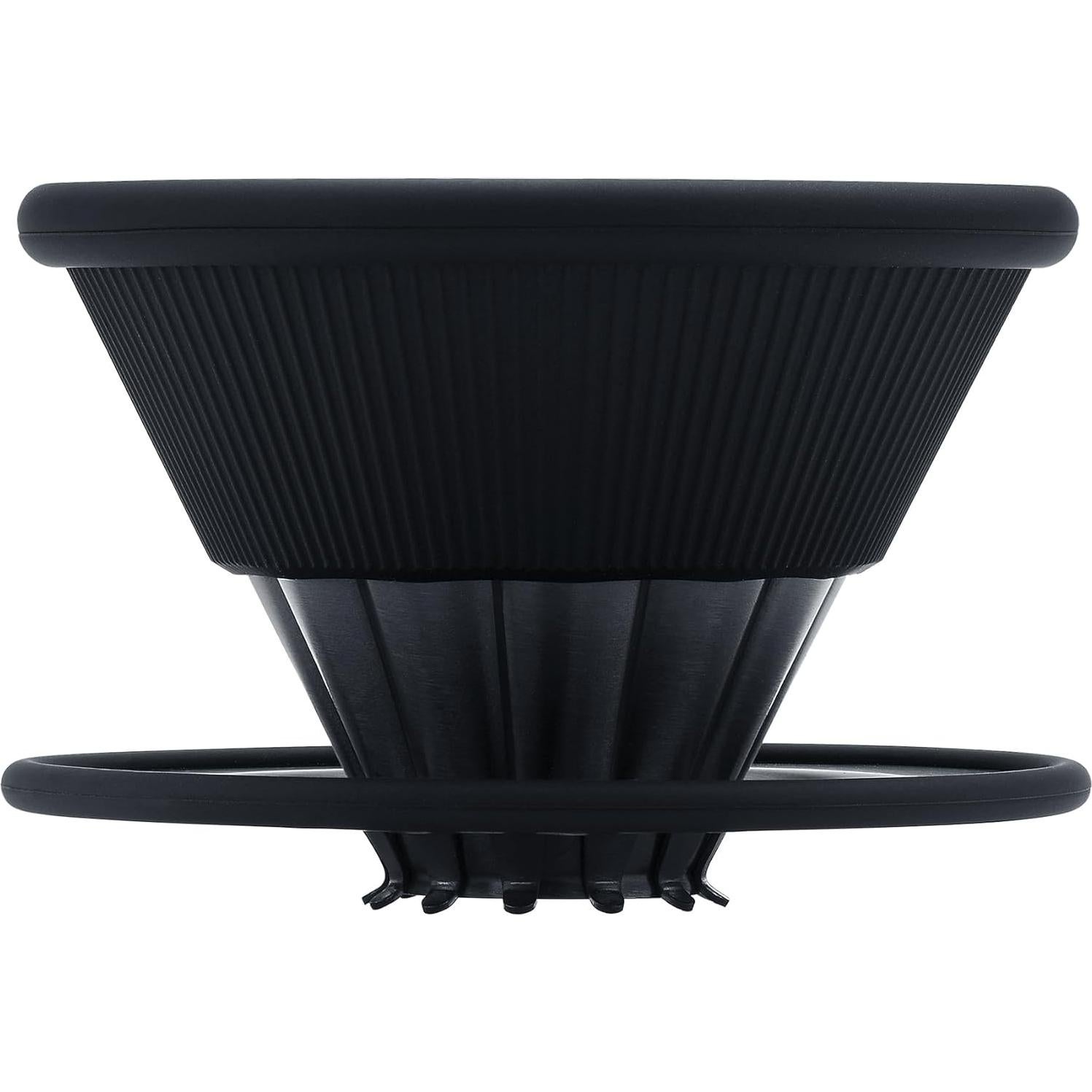 Goteador de Café Normcore 2-en-1 Acero Inoxidable Negro 1-2 Tazas