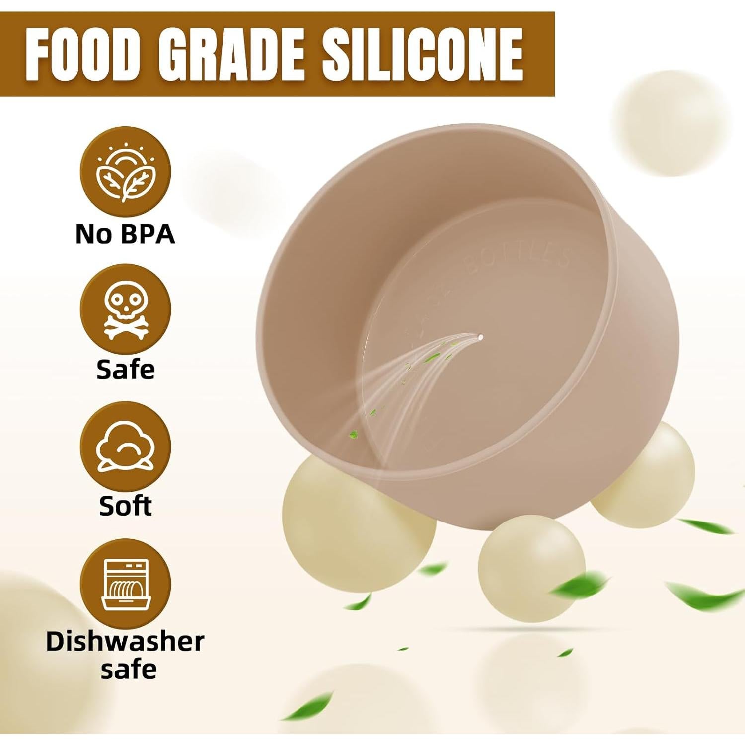 Funda de Silicona BKBY para Botellas Owala 30oz y 40oz - 2 Piezas