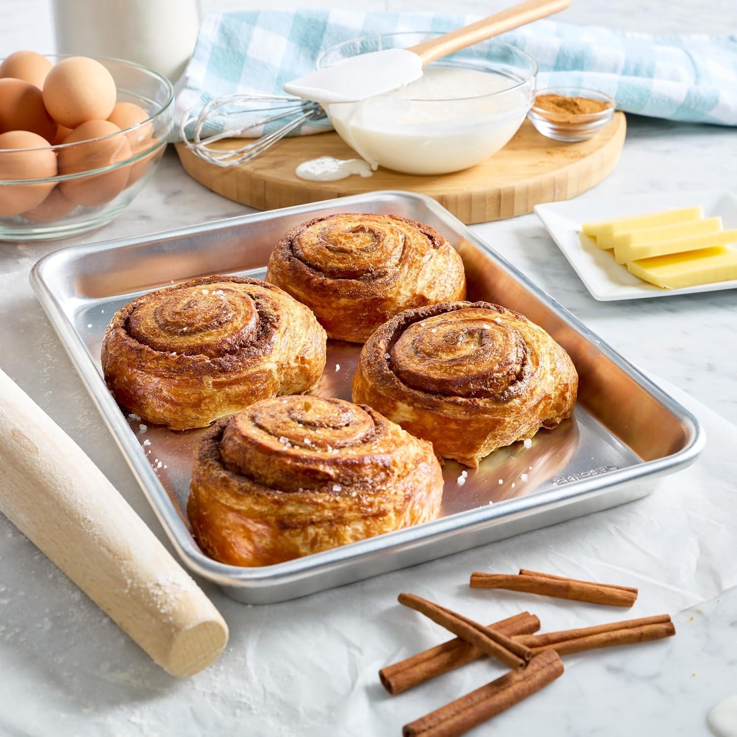 Bandeja para Hornear Chicago Metallic 33.5x25 cm Aluminio Reciclado