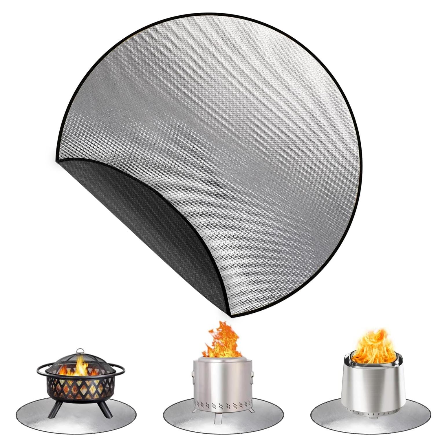 Alfombrilla Ignífuga Redonda DocSafe 91.44 cm Aislante Térmico