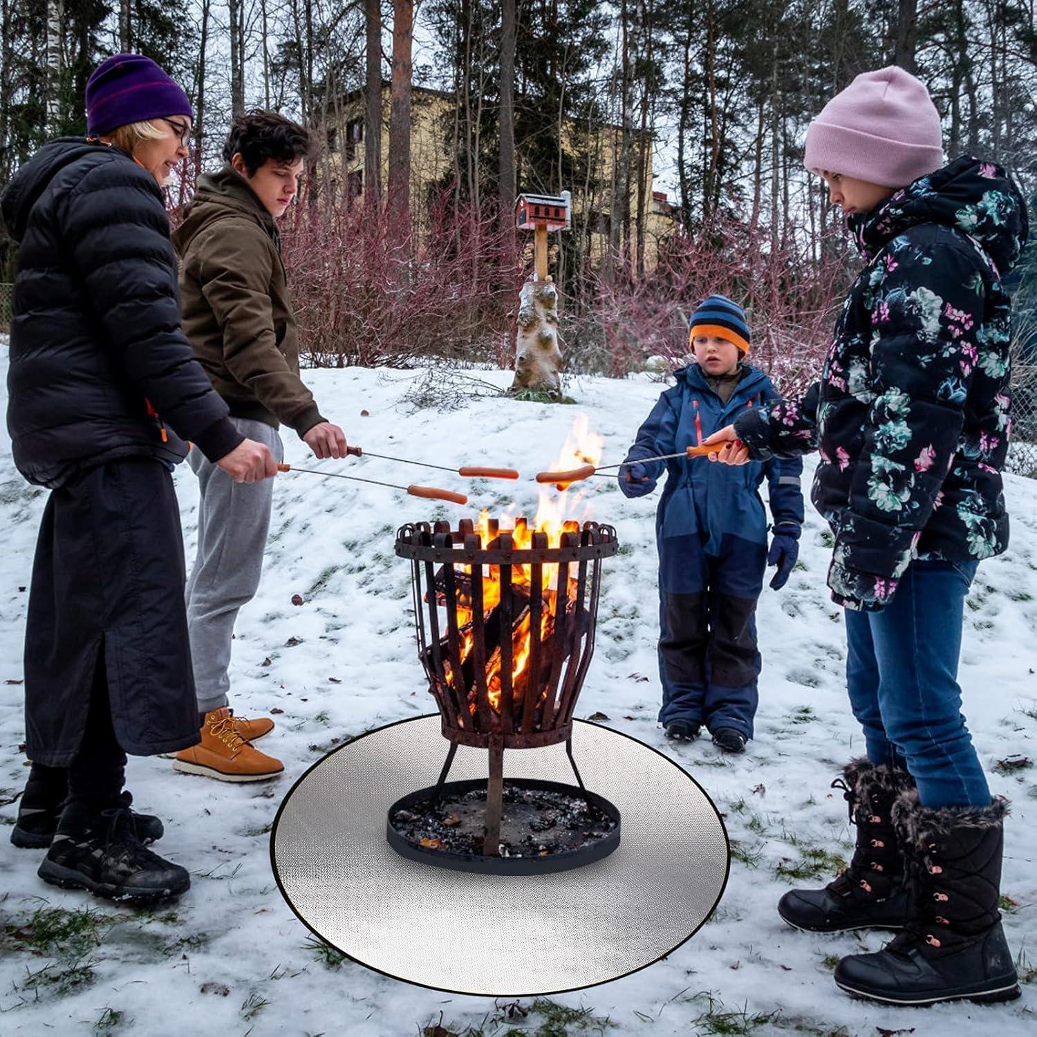 Alfombrilla Ignífuga Redonda DocSafe 91.44 cm Aislante Térmico