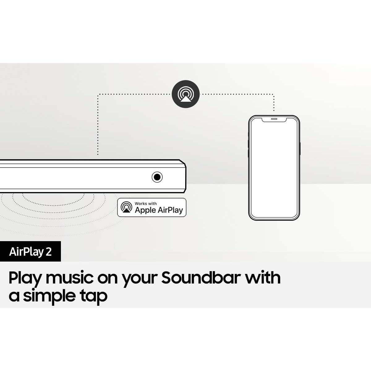 Barra de Sonido Samsung HW-S60A 5.0ch con Alexa y Bluetooth