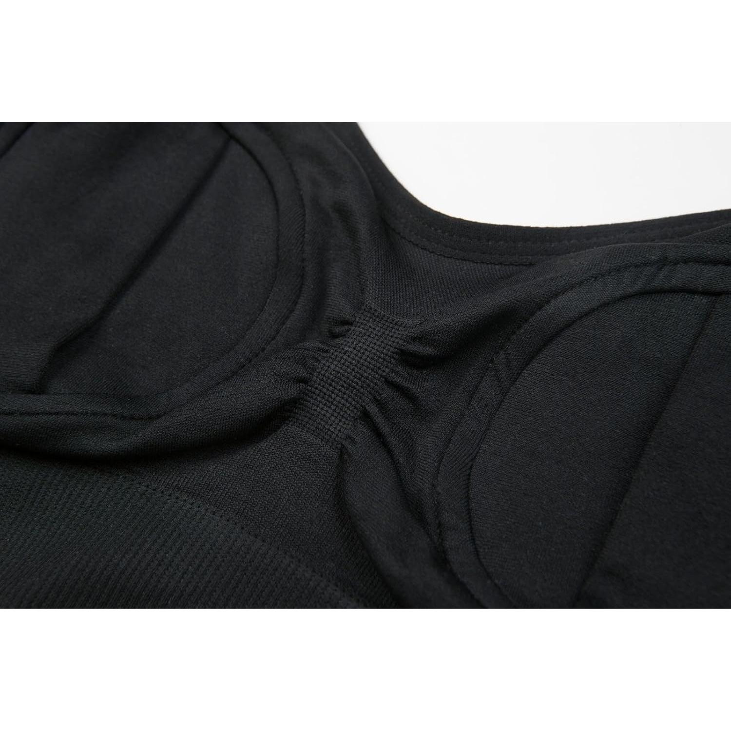 Sostenedor de Maternidad MummyVerse Negro Ajustable para Lactancia