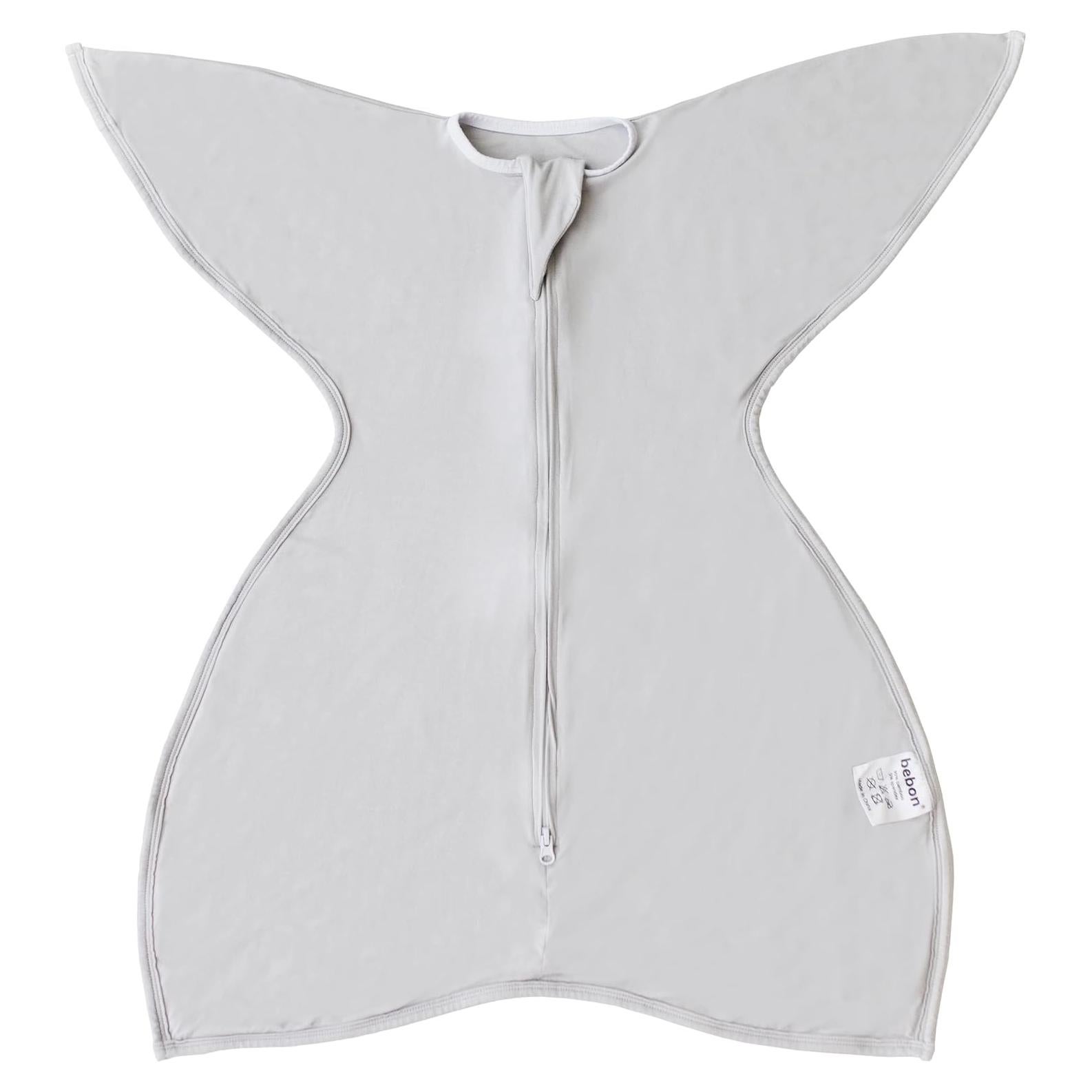 Manta Swaddle Bebé Bebon Butterfly - Gris Acogedor 4-8 Meses