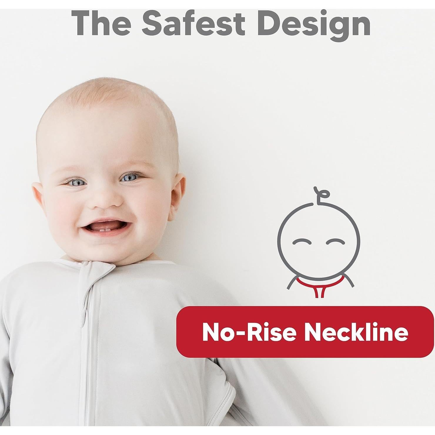 Manta Swaddle Bebé Bebon Butterfly - Gris Acogedor 4-8 Meses