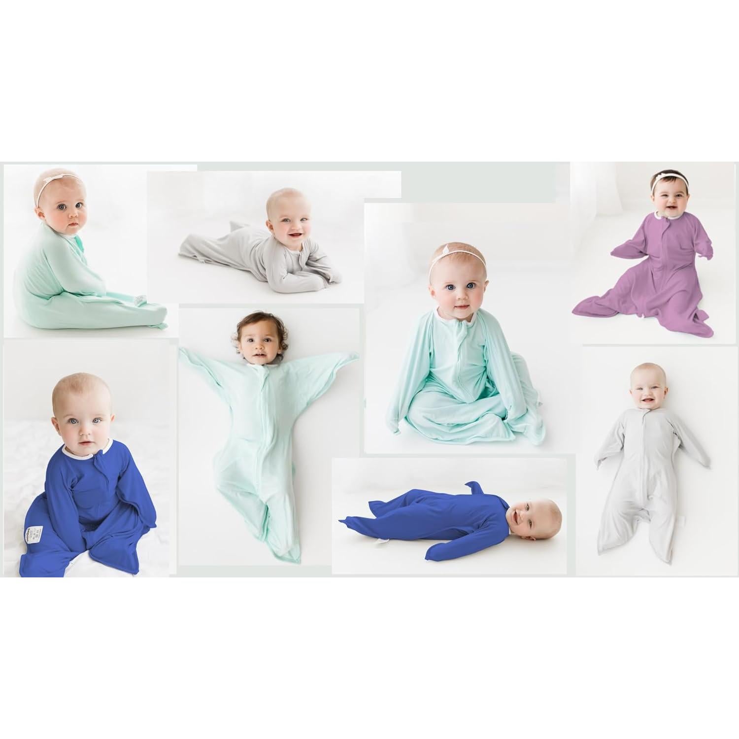 Manta Swaddle Bebé Bebon Butterfly - Gris Acogedor 4-8 Meses