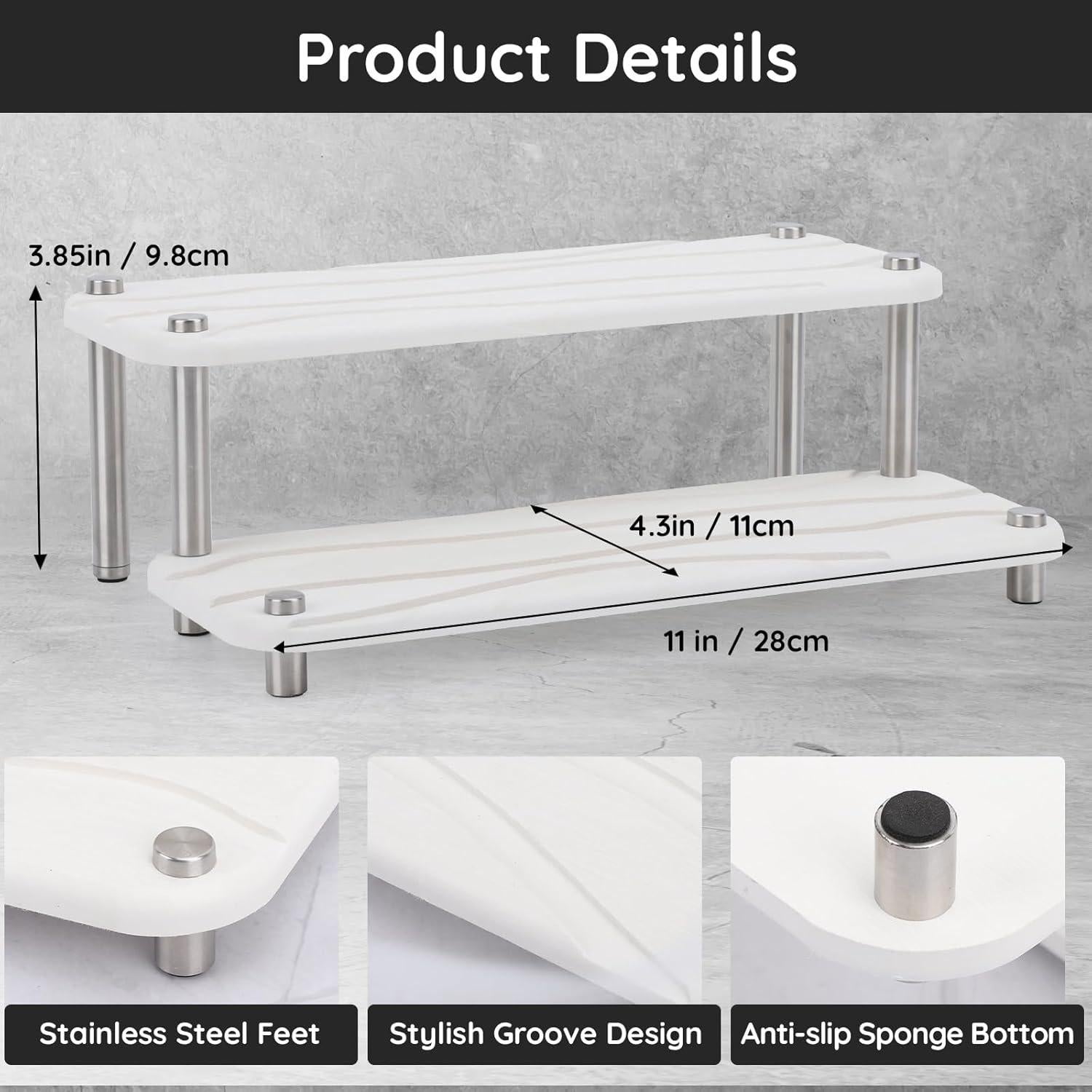 Bandeja de Secado Segbeauty 2 Niveles 28 x 11 cm Diatomácea