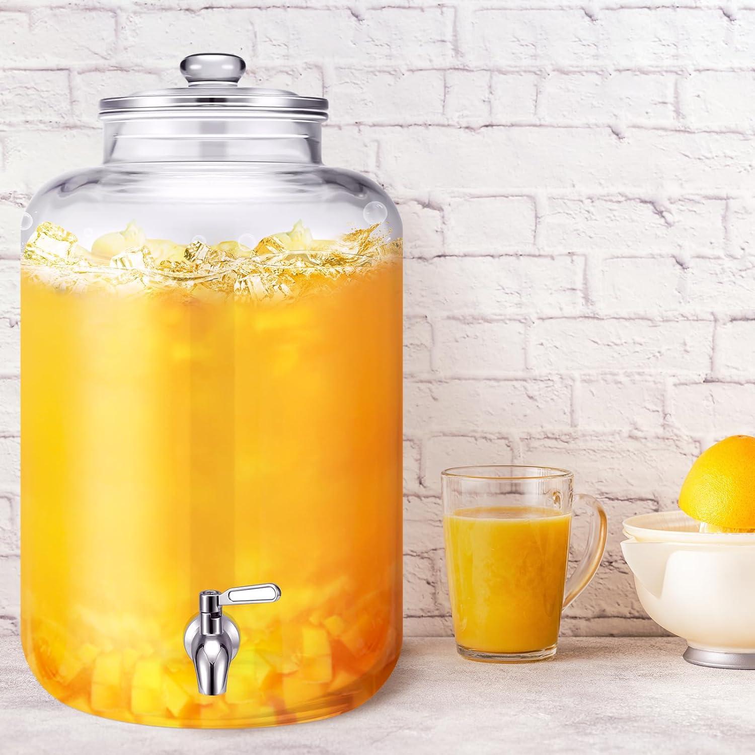 Dispensador de Agua de Vidrio Newtay 20L con Grifo de Acero