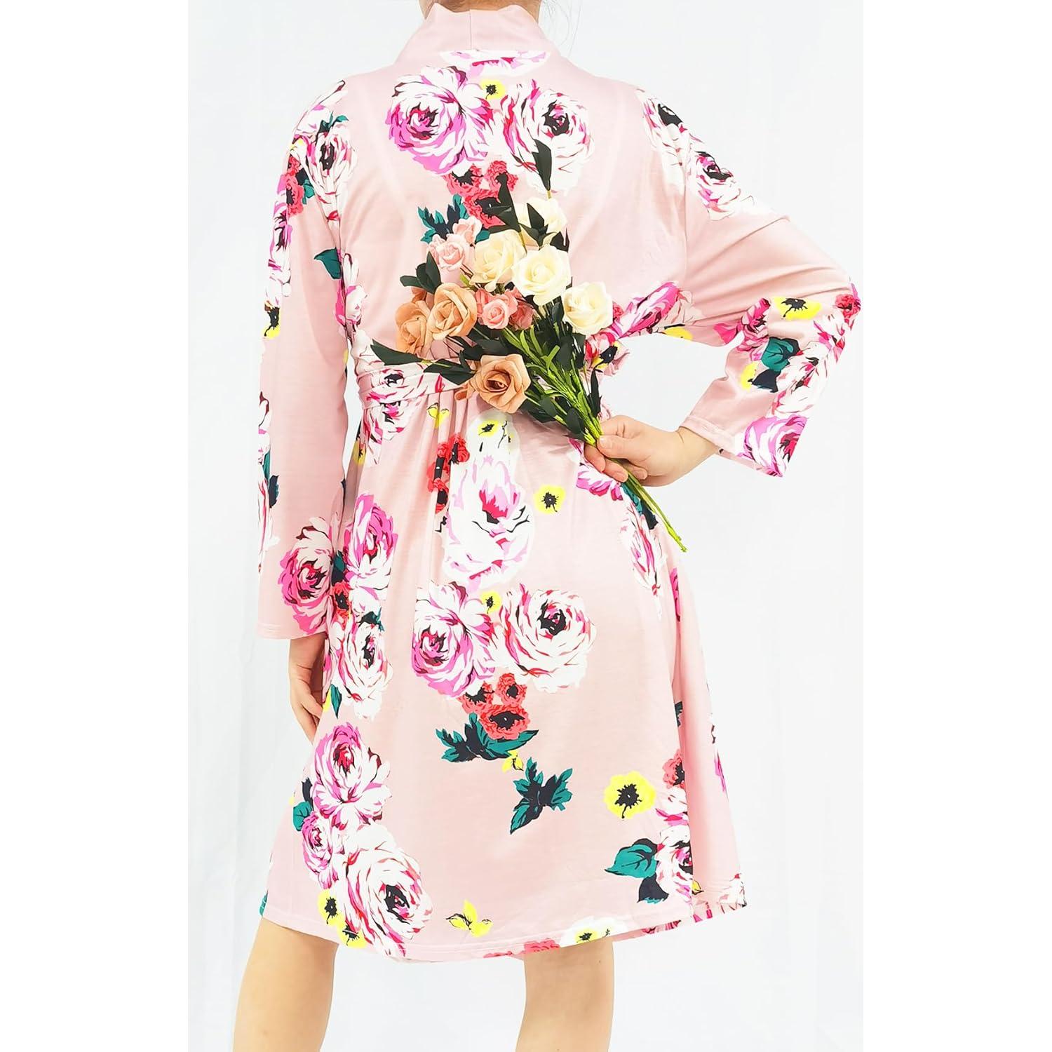 Bata de Maternidad SUFEINI con Manta y Sombrero - Postparto