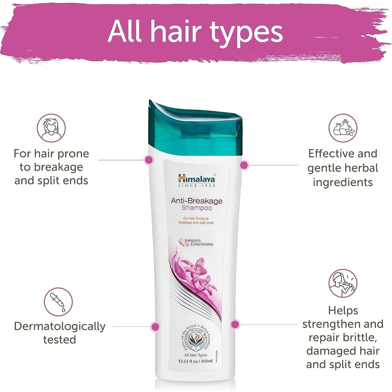 Champú Anti-Ruptura Himalaya 400 ml - Repara Cabello Dañado