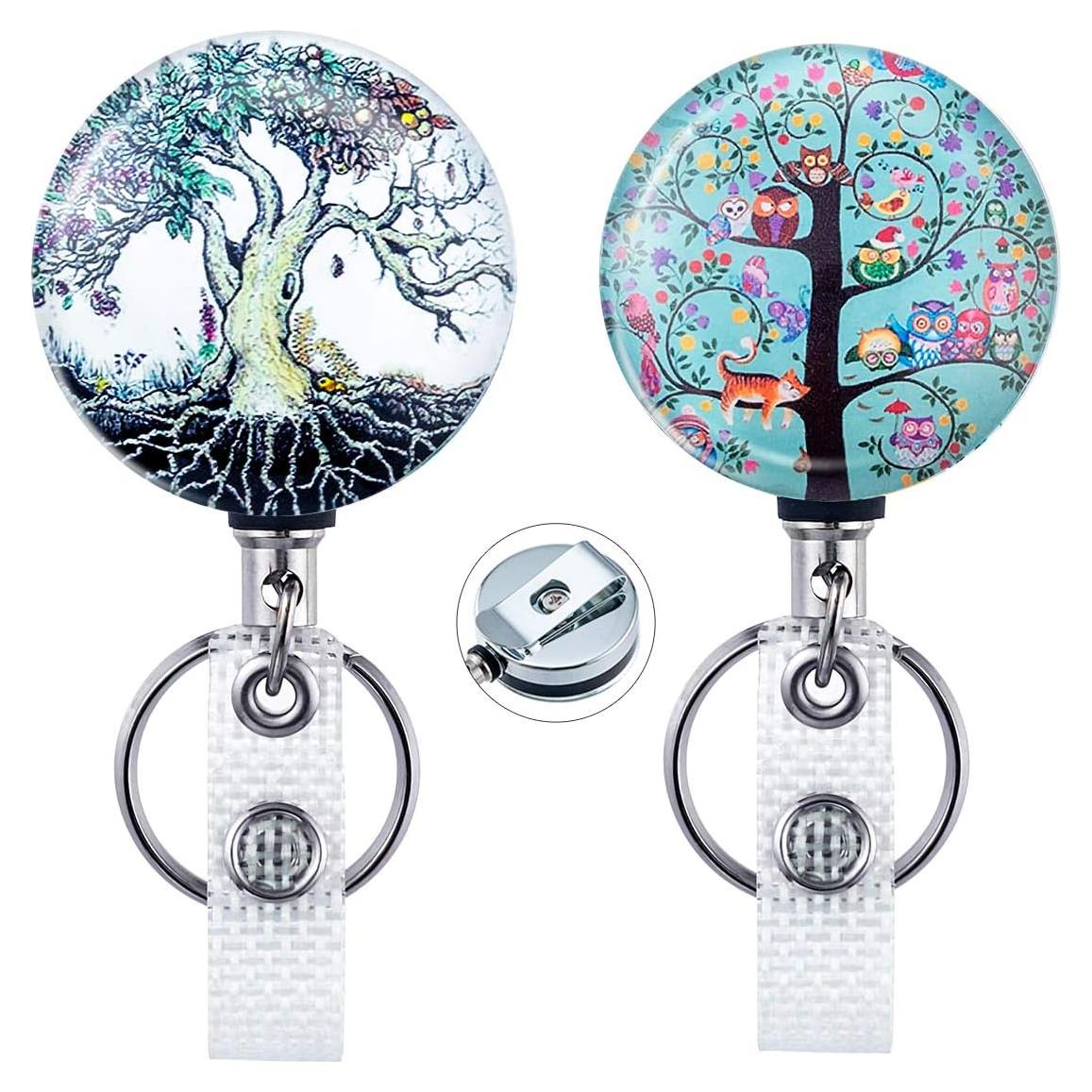 Paquete de 2 Sujetadores WoEluone Árbol de la Vida 63.5 cm