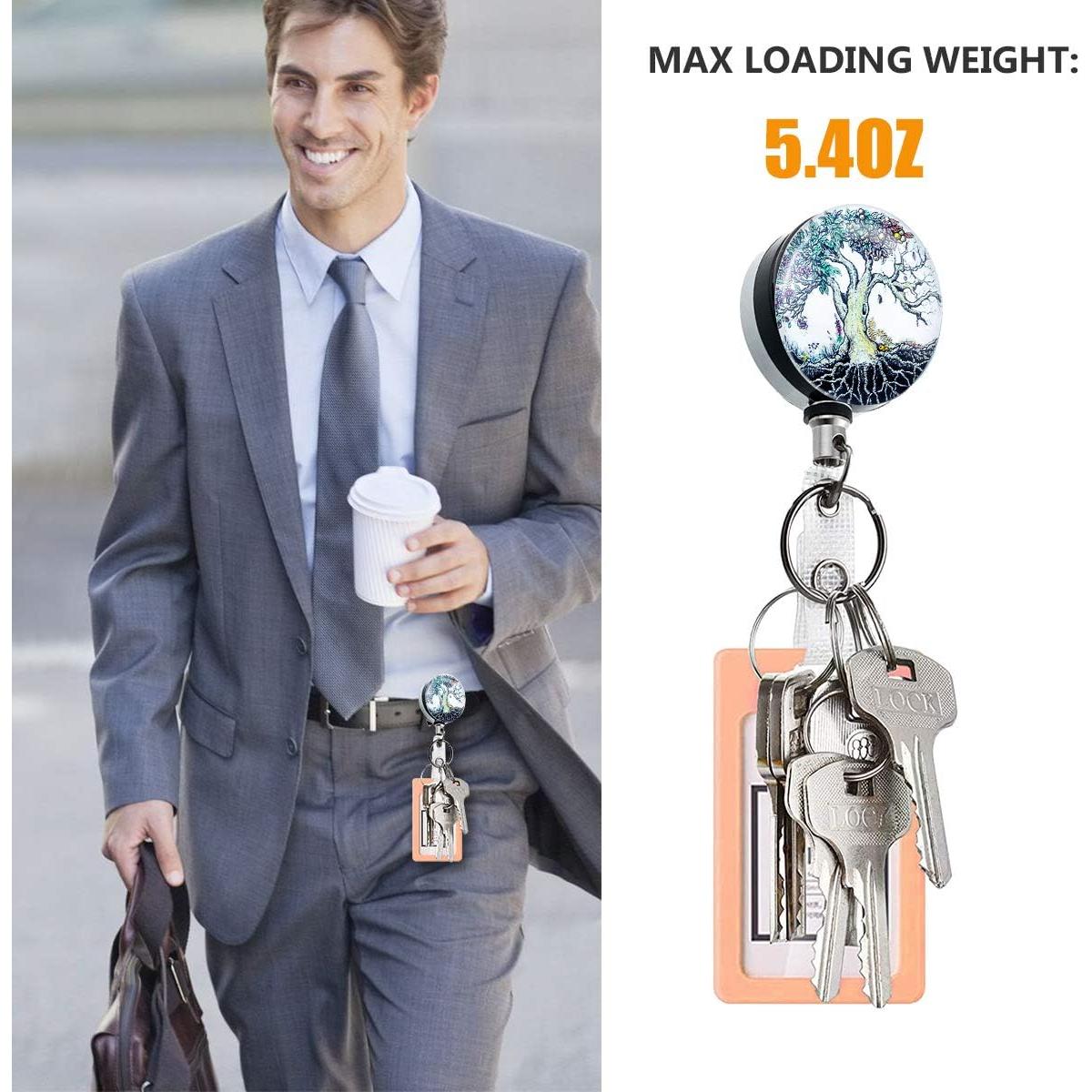 Paquete de 2 Sujetadores WoEluone Árbol de la Vida 63.5 cm