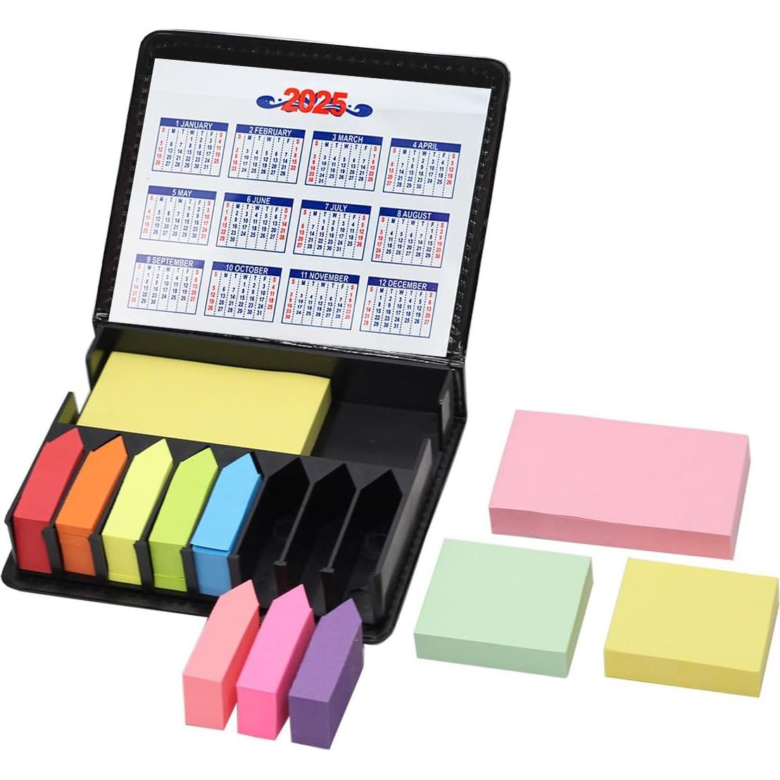 Pestañas Adhesivas JIEYAN 2000 Piezas Multicolores con Caja PU